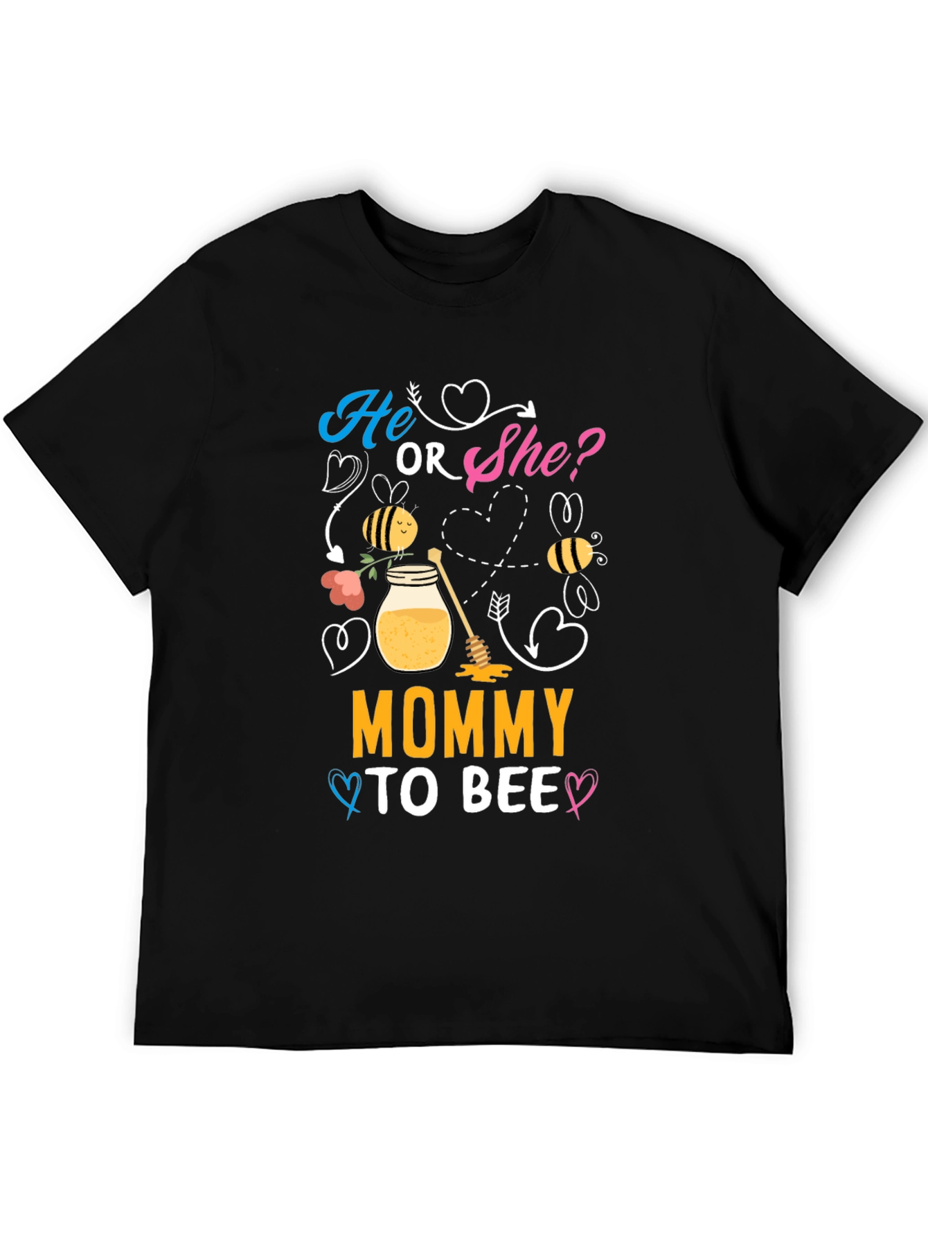 Mommy To Bee T-Shirt Gender Reveal Tee