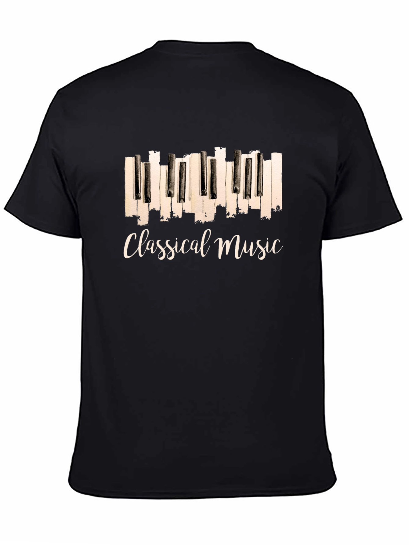Classical Music Piano Keys Graphic T-Shirt