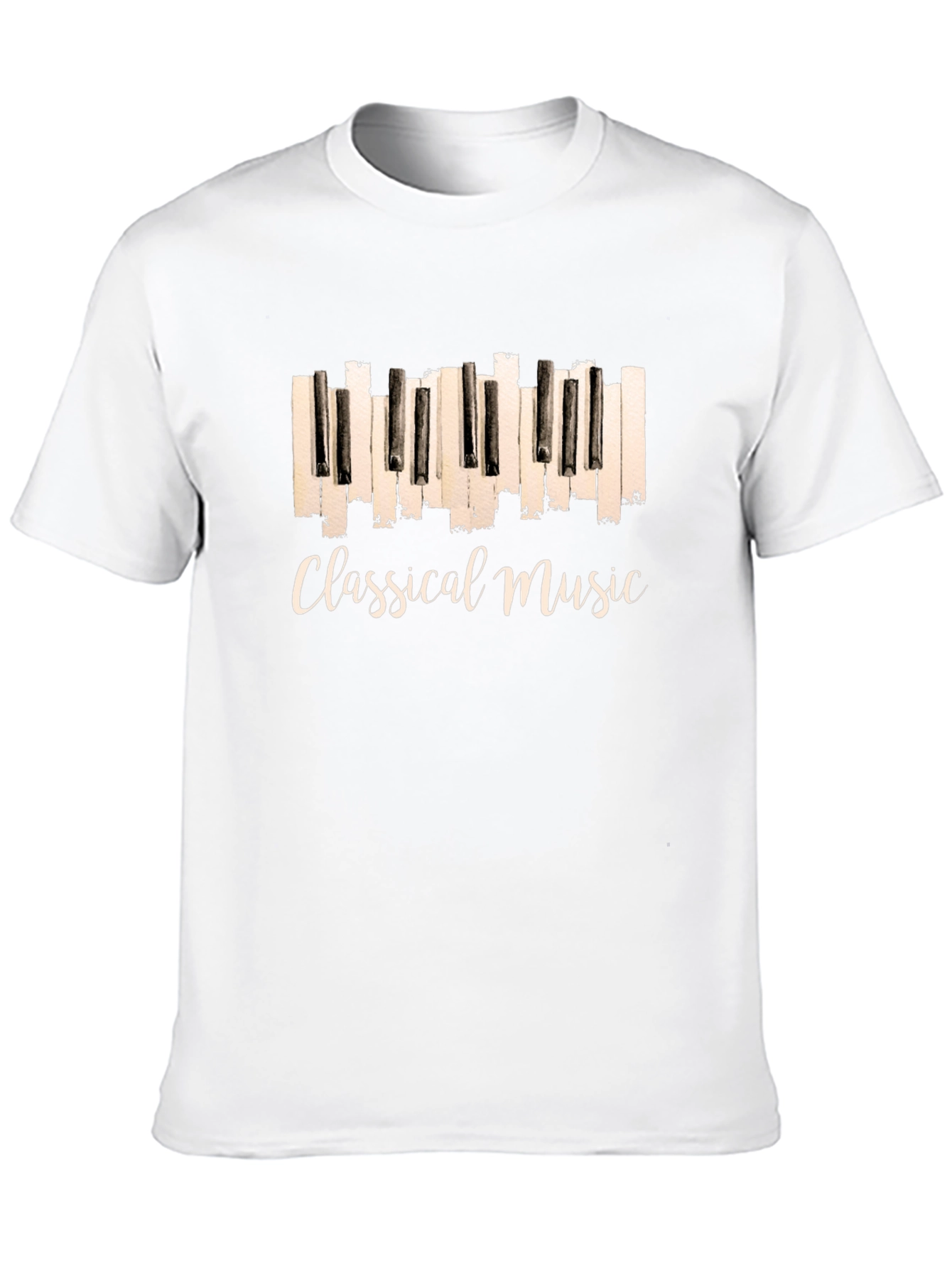Classical Music Piano Keys Graphic T-Shirt
