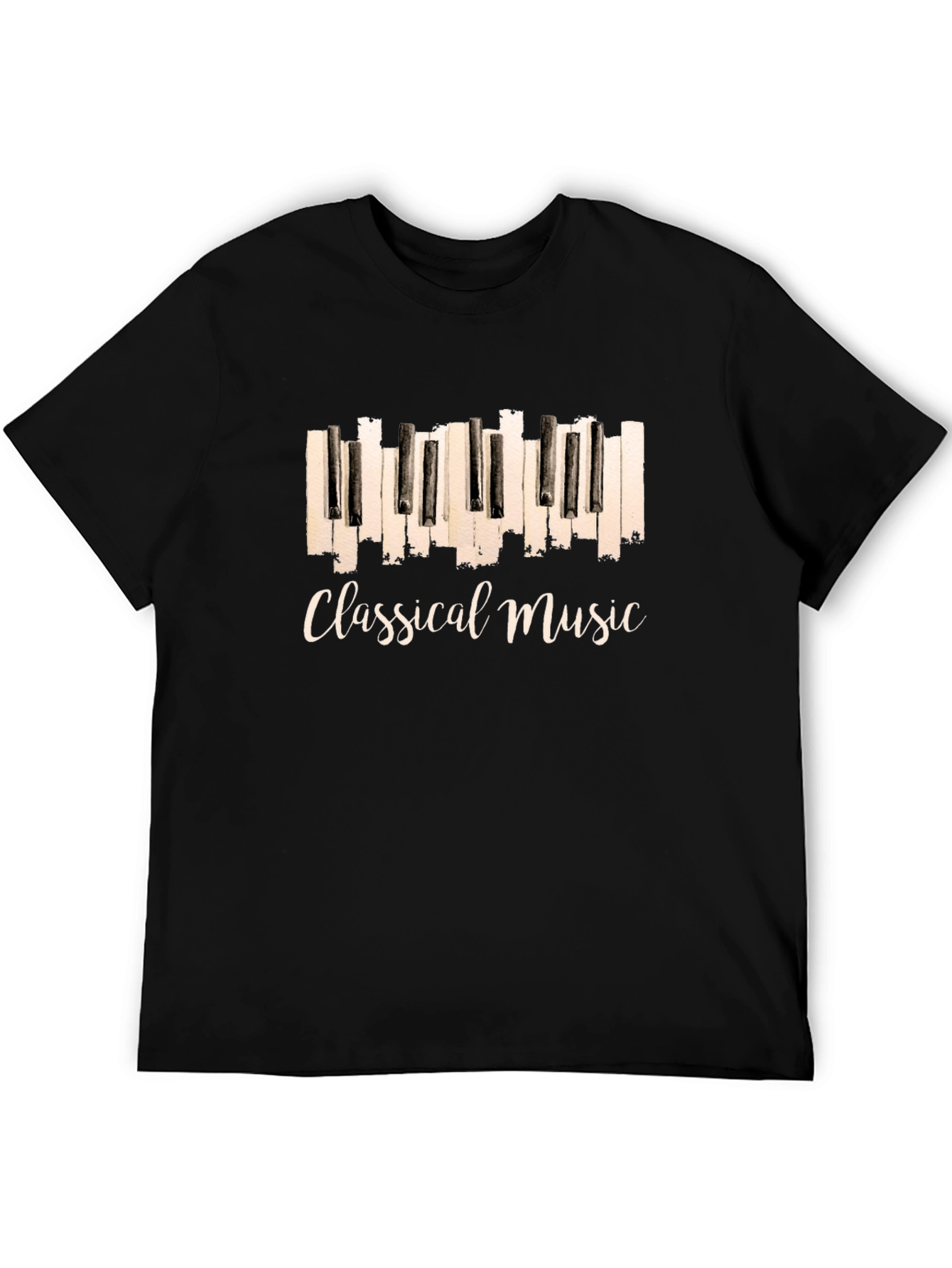 Classical Music Piano Keys Graphic T-Shirt