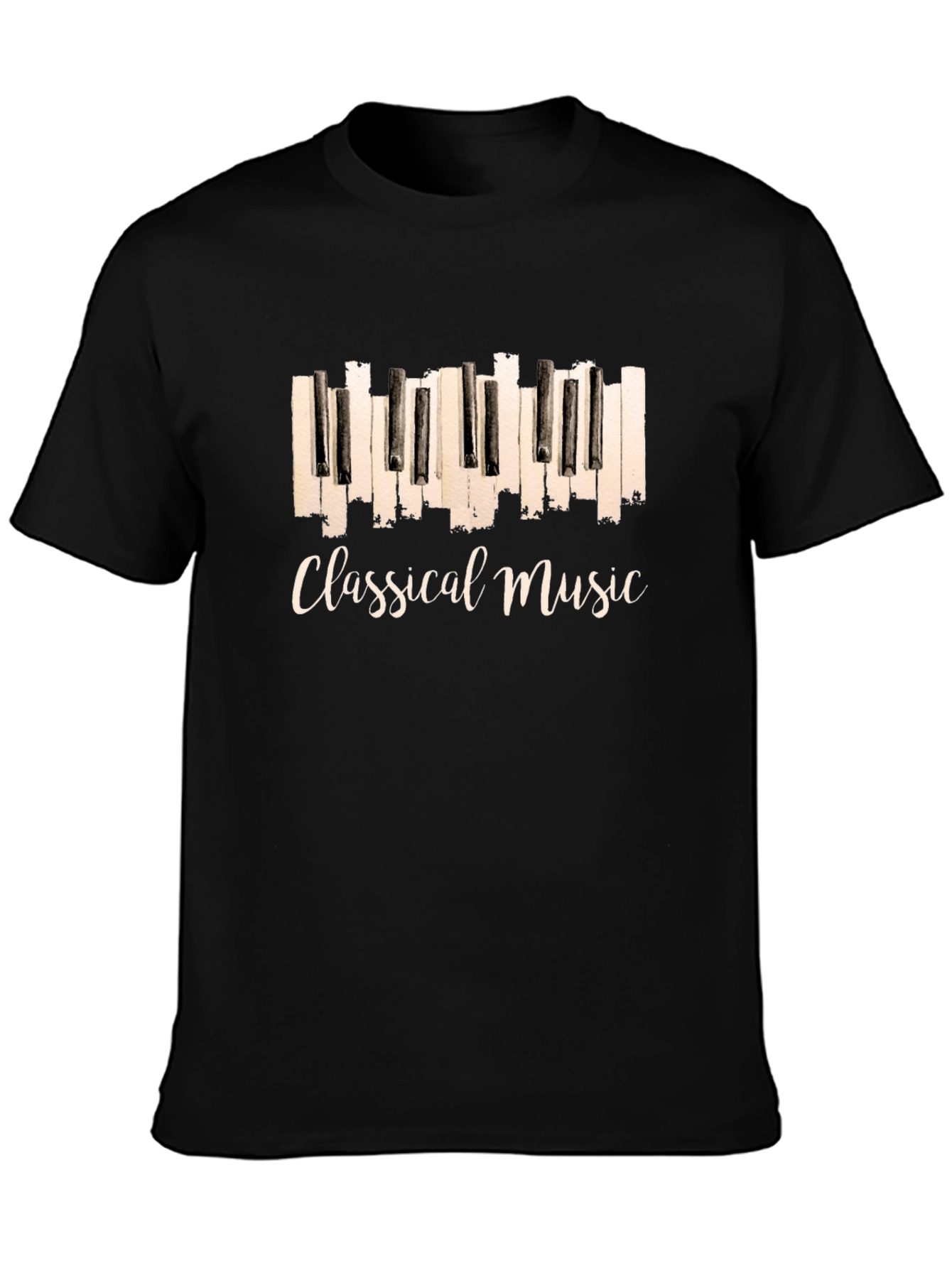 Classical Music Piano Keys Graphic T-Shirt