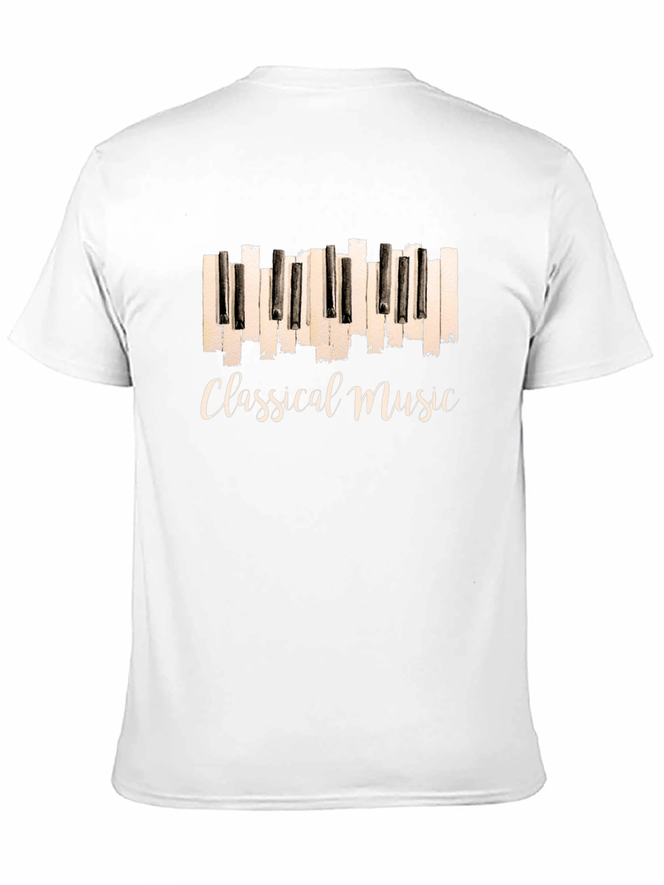 Classical Music Piano Keys Graphic T-Shirt
