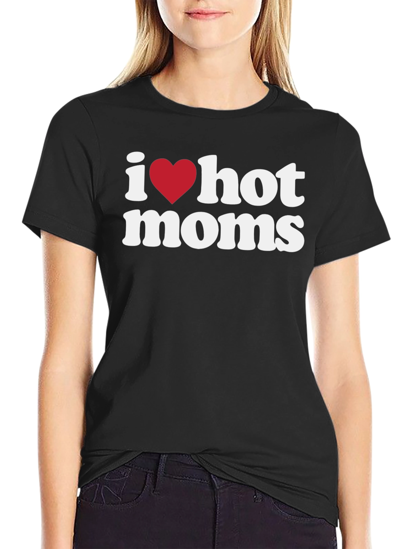 I Heart Hot Moms Graphic Tee