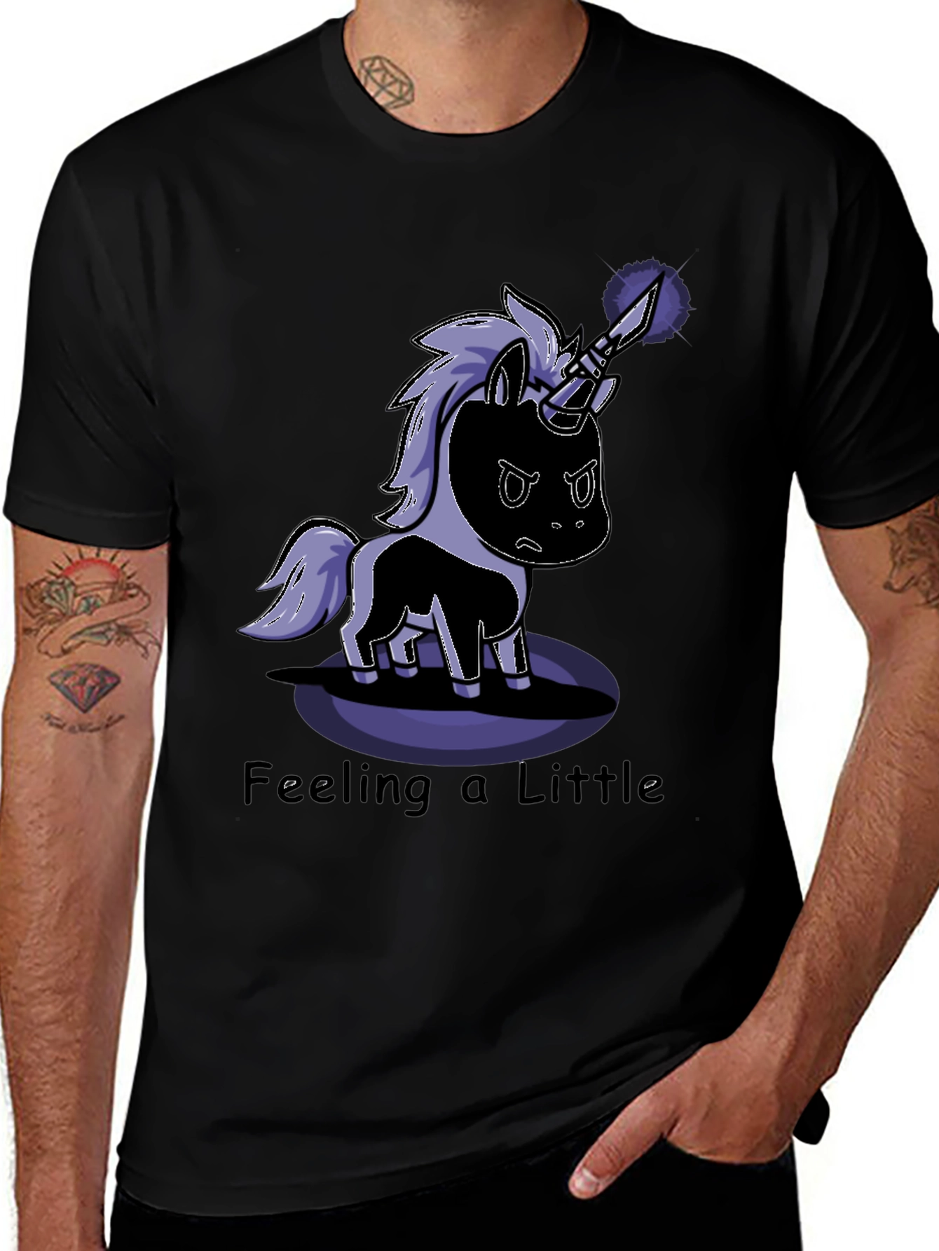 Feeling a Little Stabbed Unicorn T-Shirt