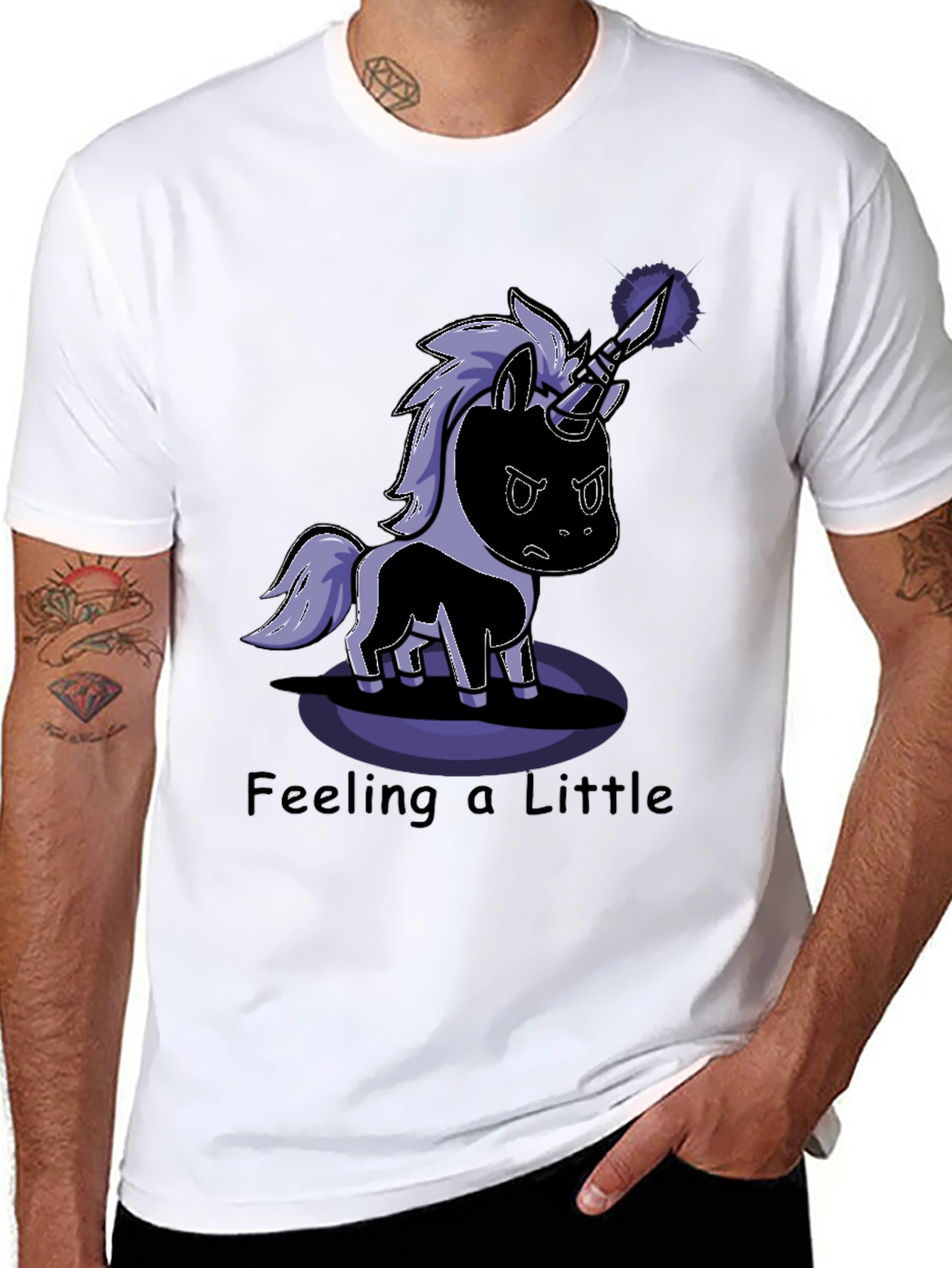 Feeling a Little Stabbed Unicorn T-Shirt