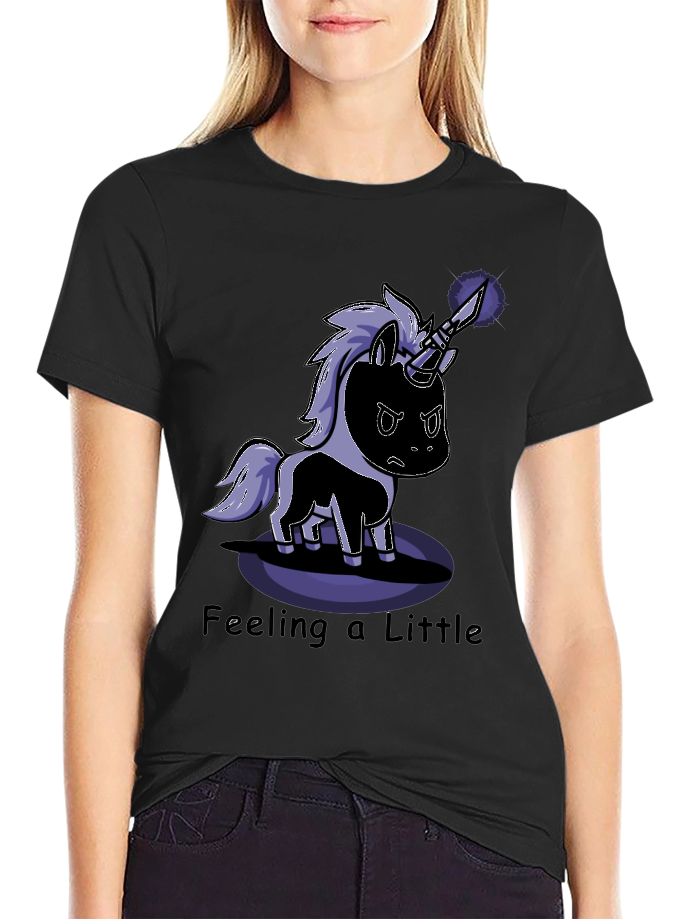 Feeling a Little Stabbed Unicorn T-Shirt