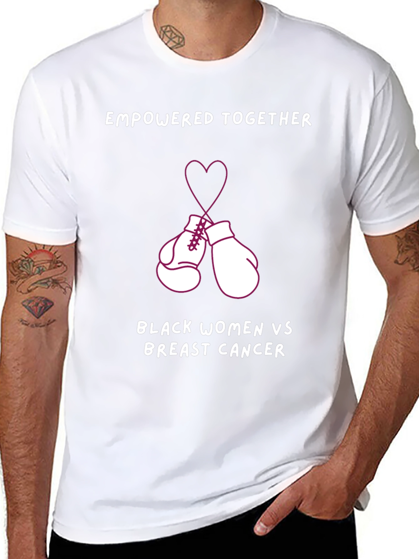 Empowered Together Breast Cancer Awareness T-Shirt