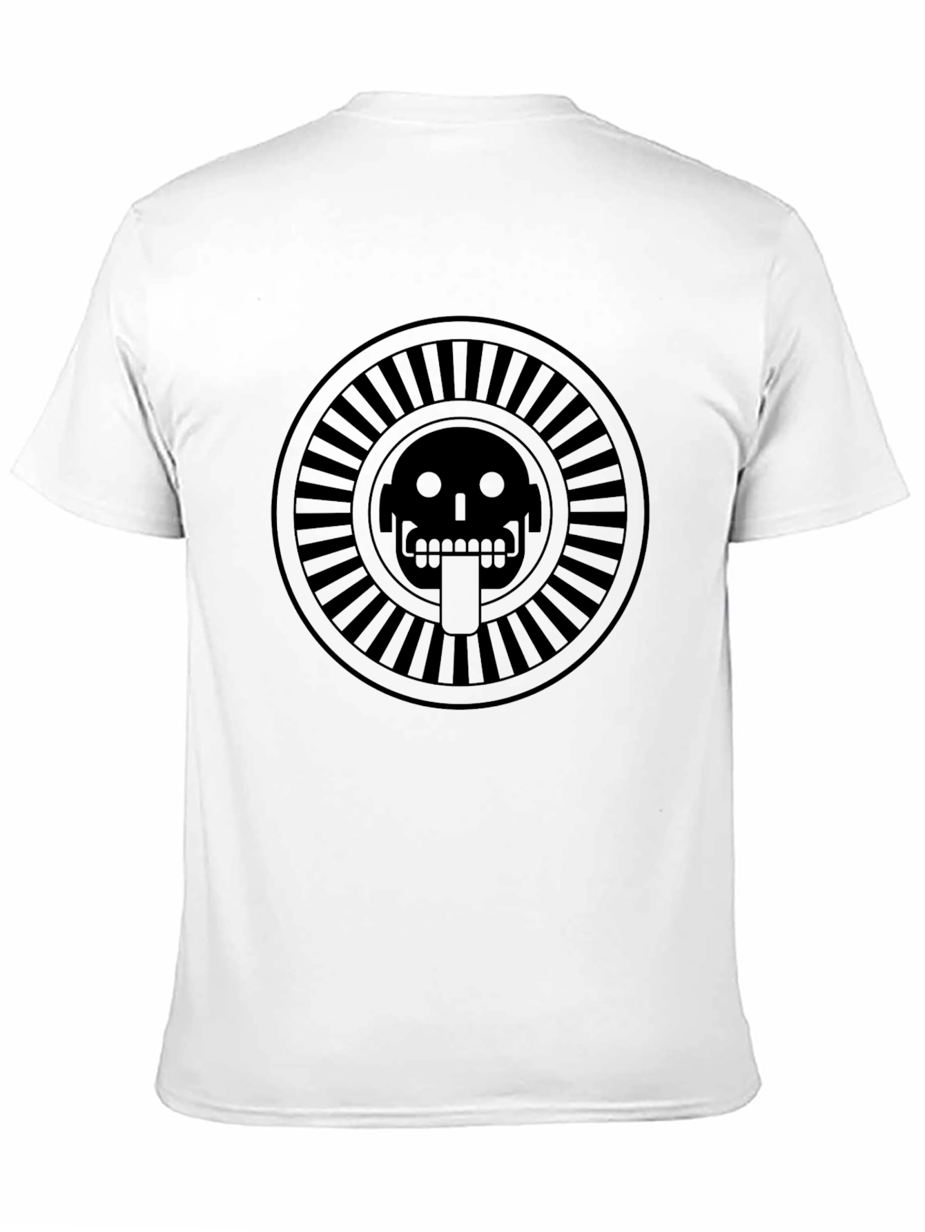 Aztec Skull Graphic Tee - Mens Black T-Shirt