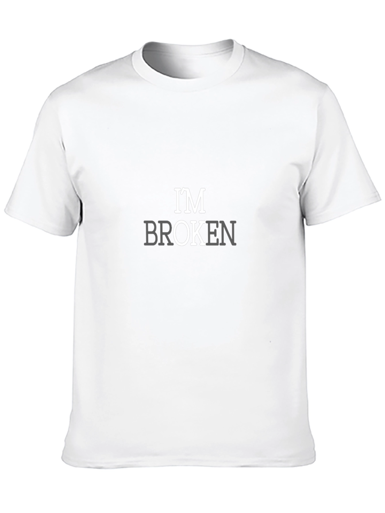 Im Broken Graphic Tee - Mens Black T-Shirt