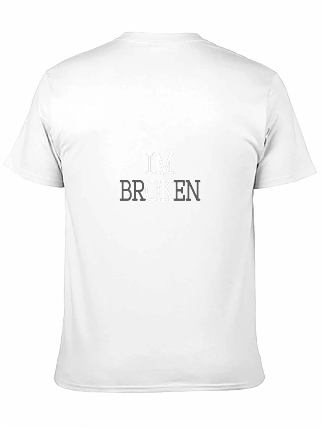 Im Broken Graphic Tee - Mens Black T-Shirt