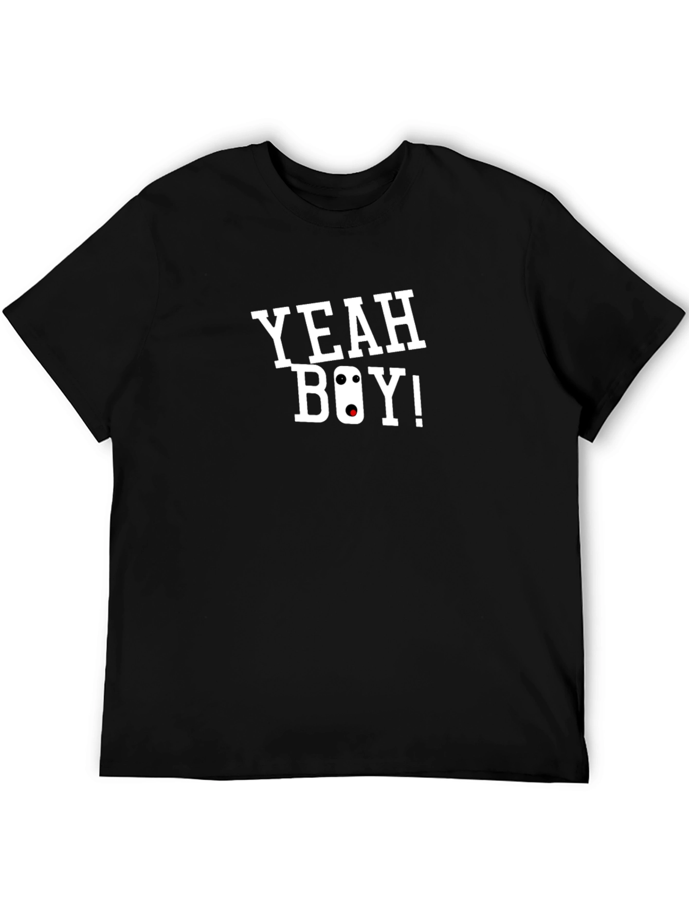 Yeah Boy! Graphic Tee - Classic Black T-Shirt