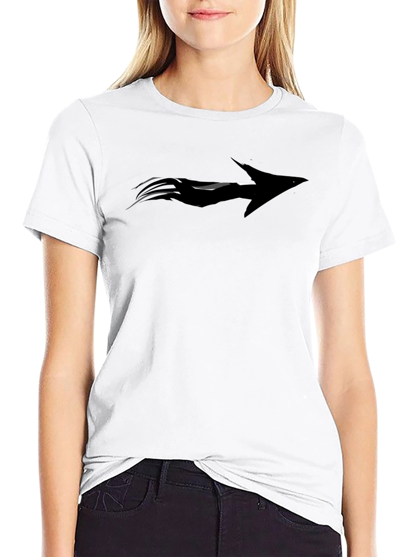 Black Arrow Graphic Tee - Stylish Mens T-Shirt