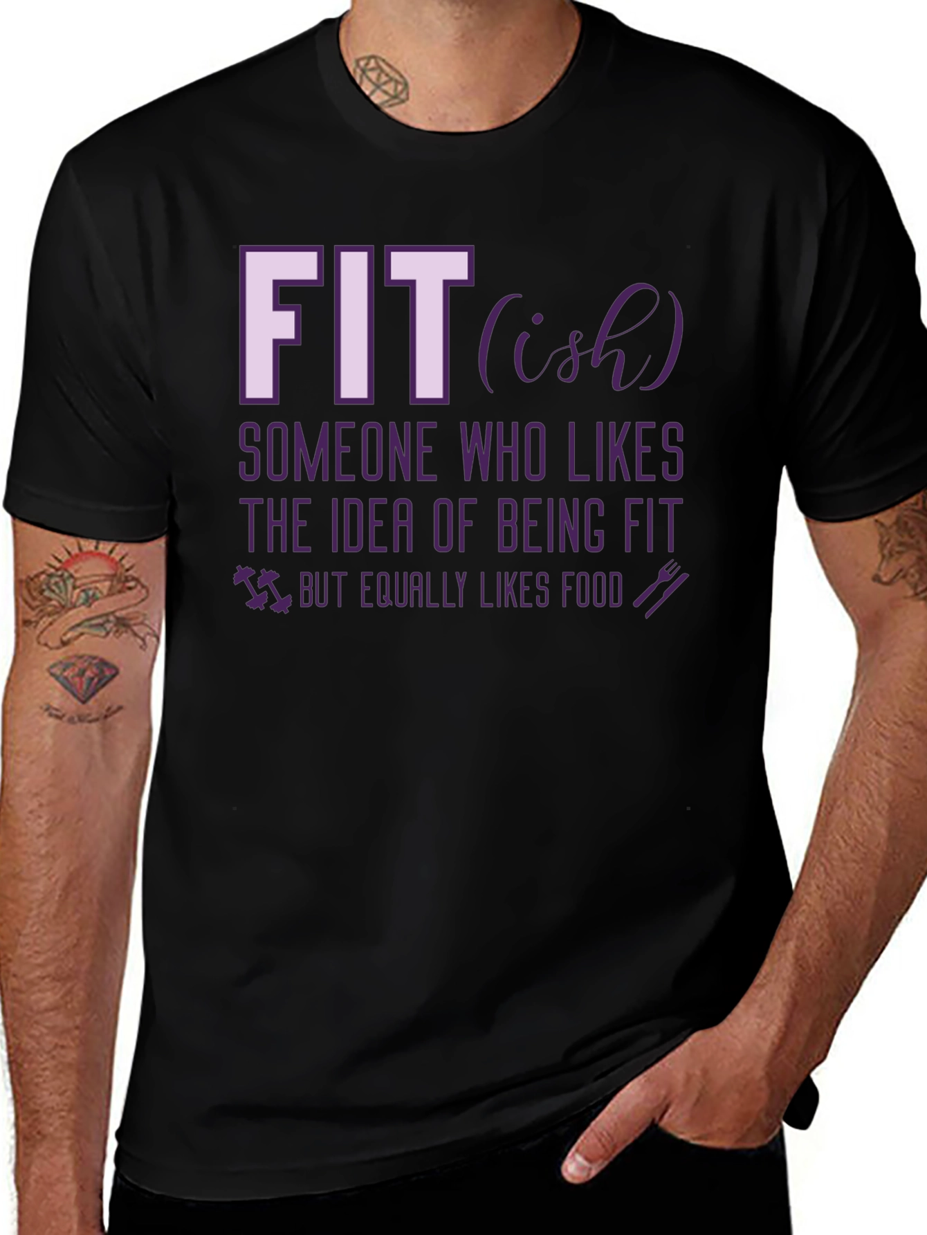 Fit-ish Graphic Tee - Funny Workout T-Shirt