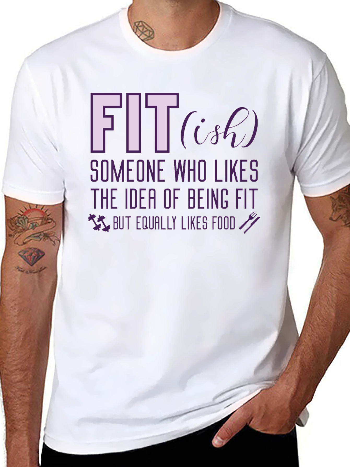 Fit-ish Graphic Tee - Funny Workout T-Shirt