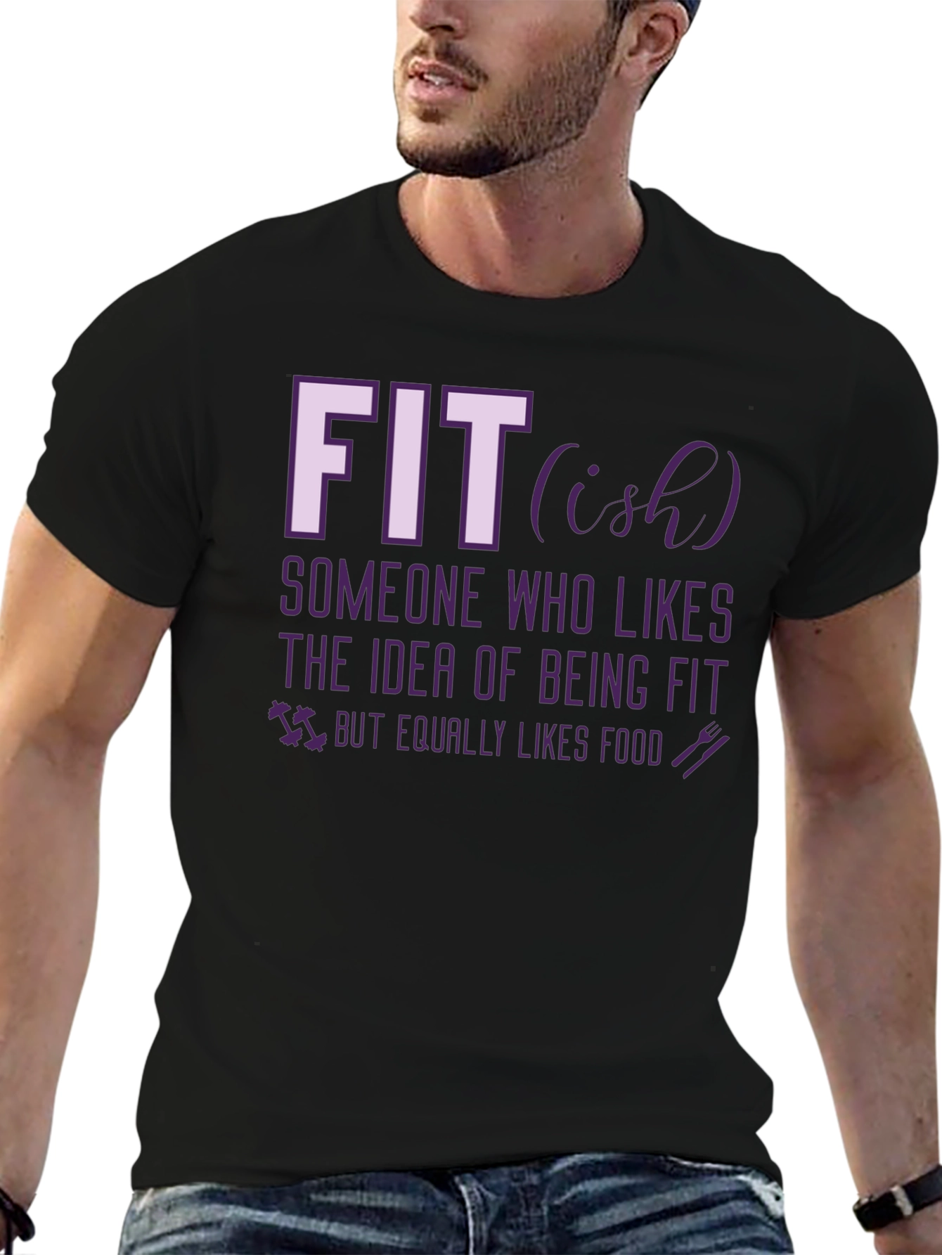 Fit-ish Graphic Tee - Funny Workout T-Shirt