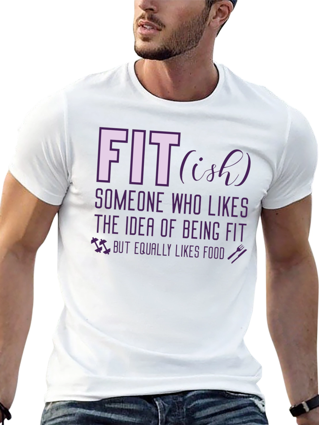 Fit-ish Graphic Tee - Funny Workout T-Shirt