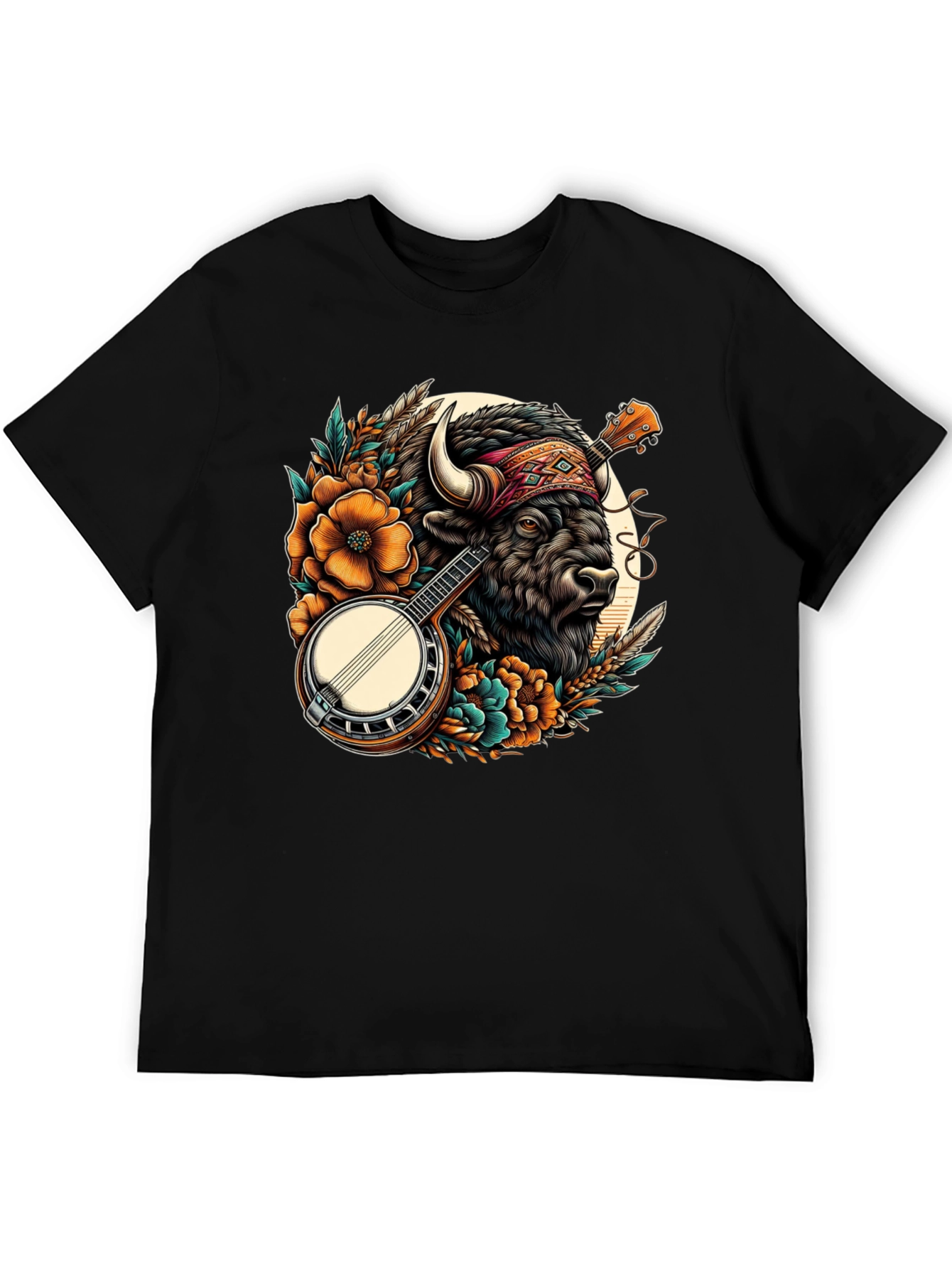 Buffalo Banjo T-Shirt - Unique Graphic Tee