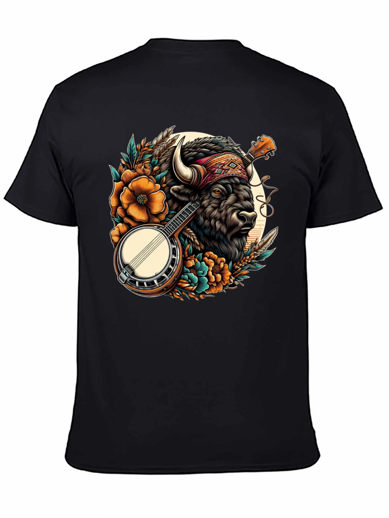 Buffalo Banjo T-Shirt - Unique Graphic Tee