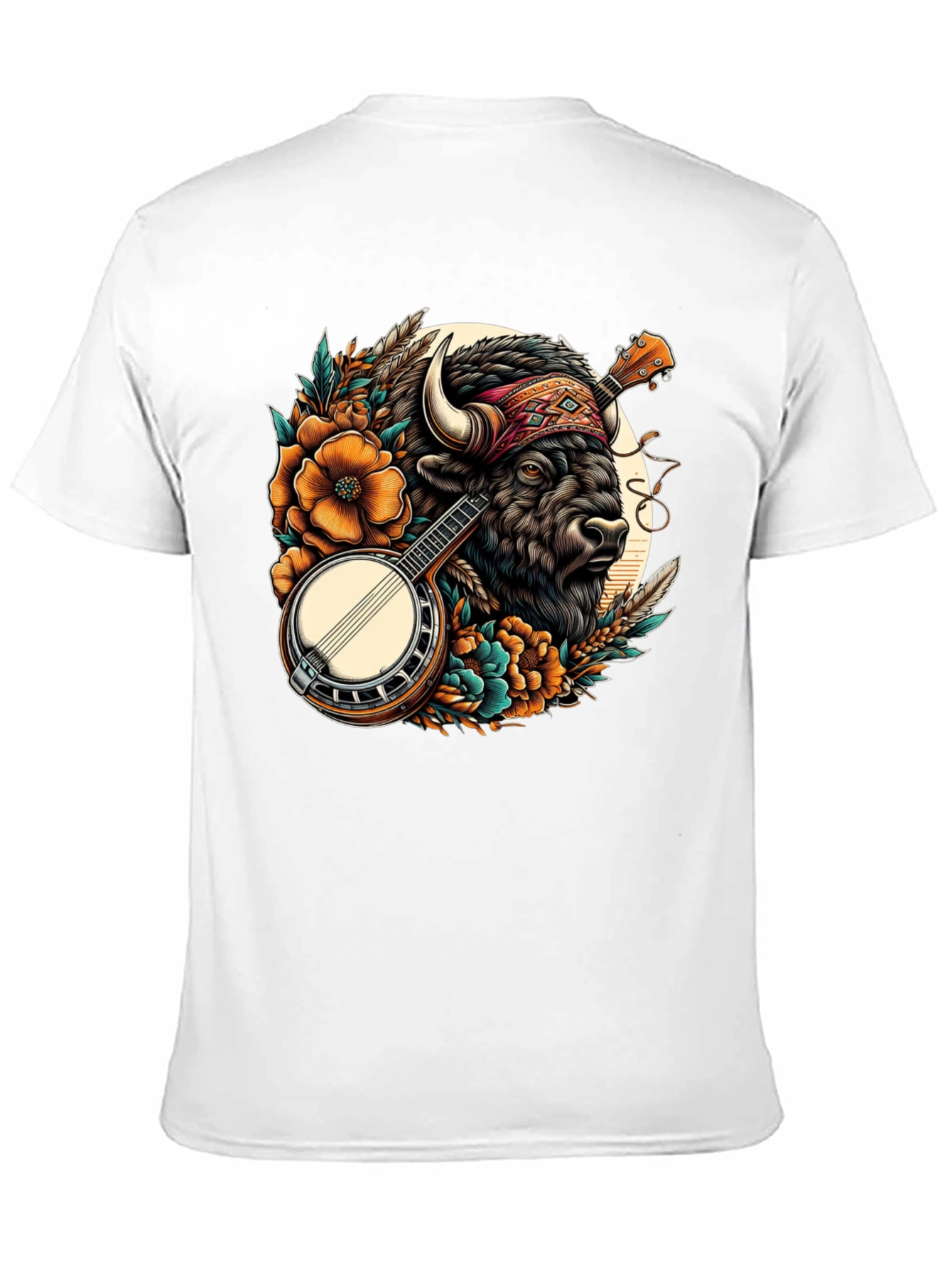 Buffalo Banjo T-Shirt - Unique Graphic Tee