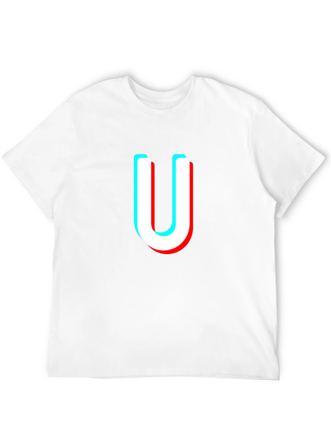 Stereoscopic U Graphic Tee