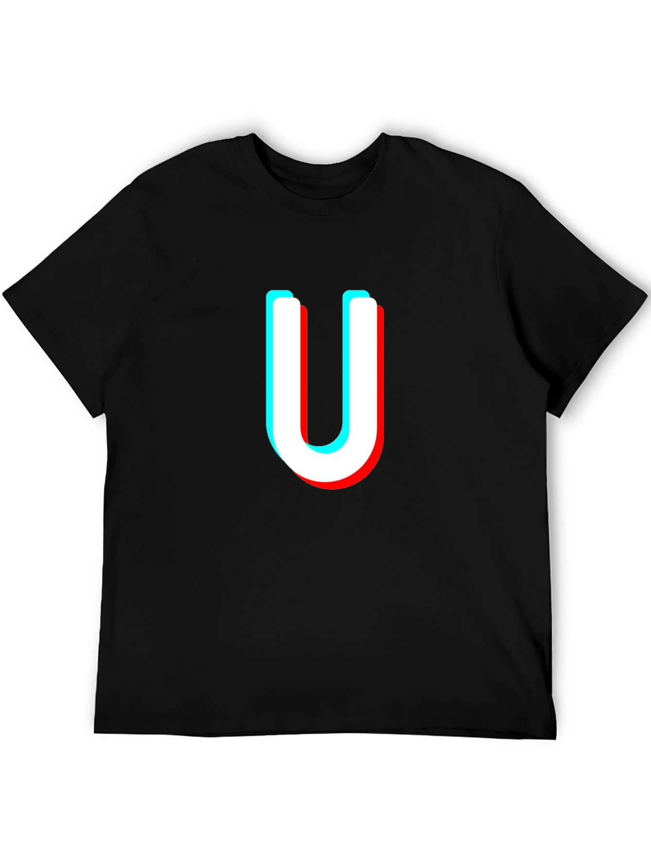 Stereoscopic U Graphic Tee
