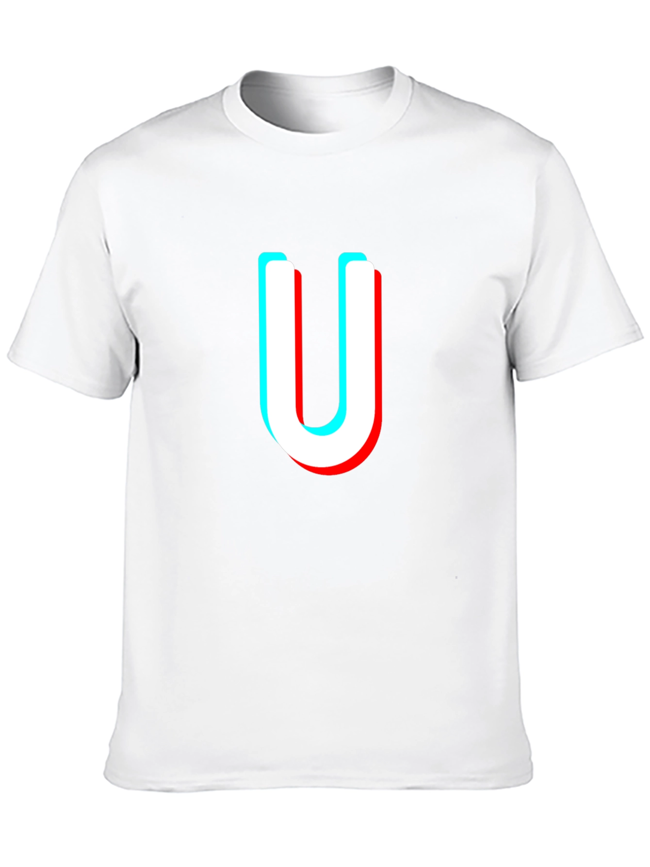 Stereoscopic U Graphic Tee