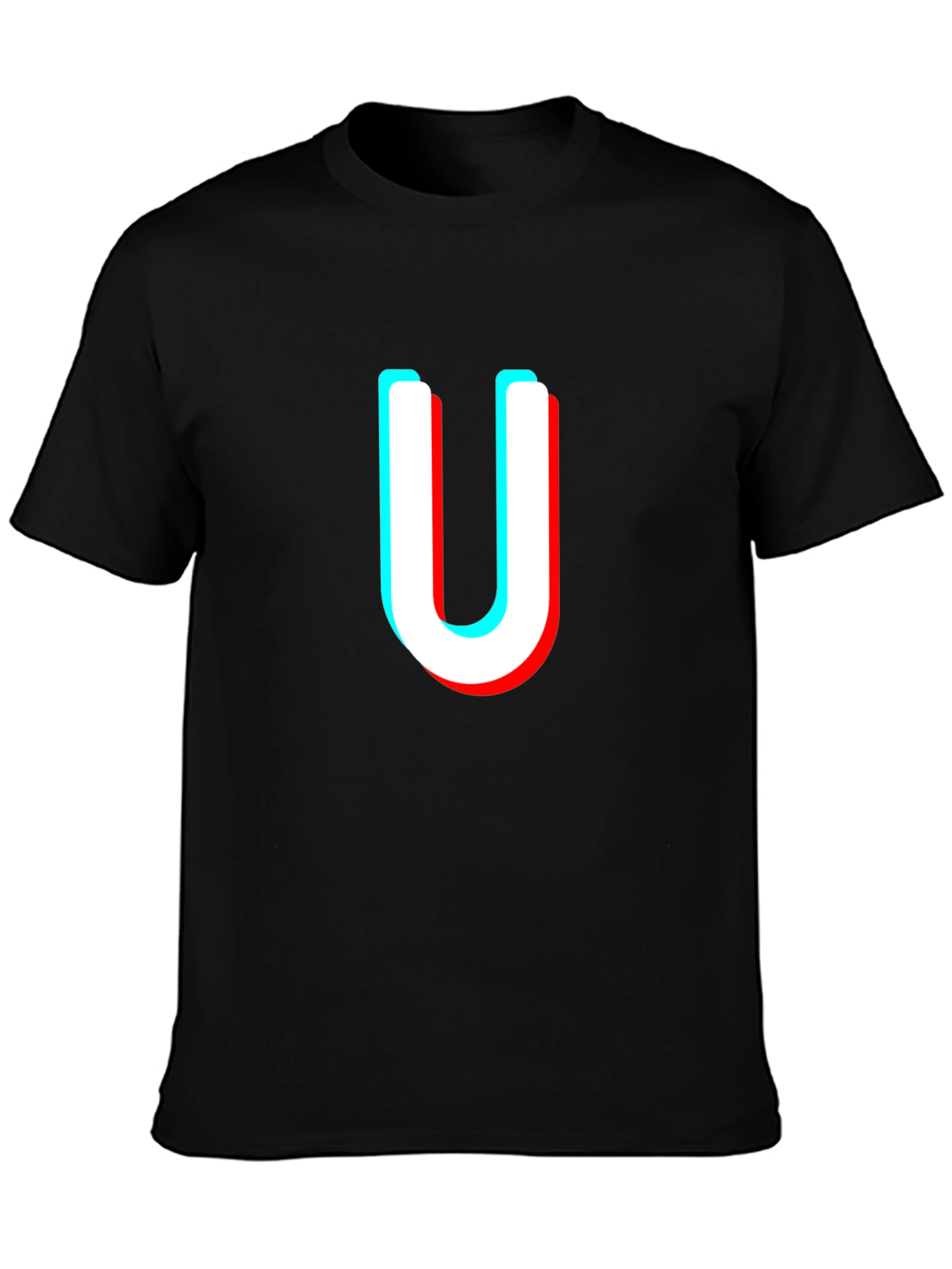 Stereoscopic U Graphic Tee