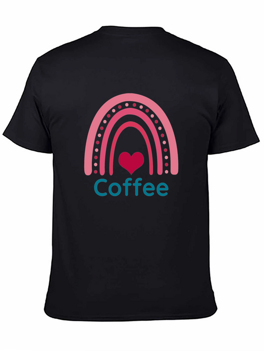 Coffee Rainbow T-Shirt - Stylish & Comfortable