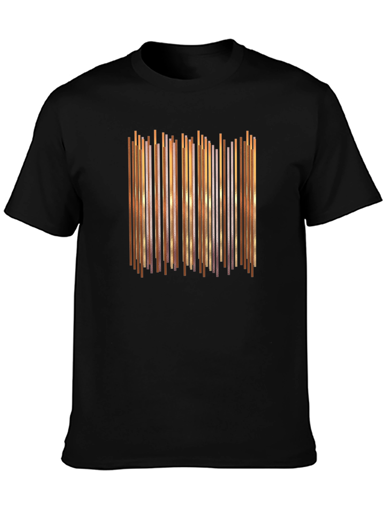 Abstract Line Art Graphic T-Shirt