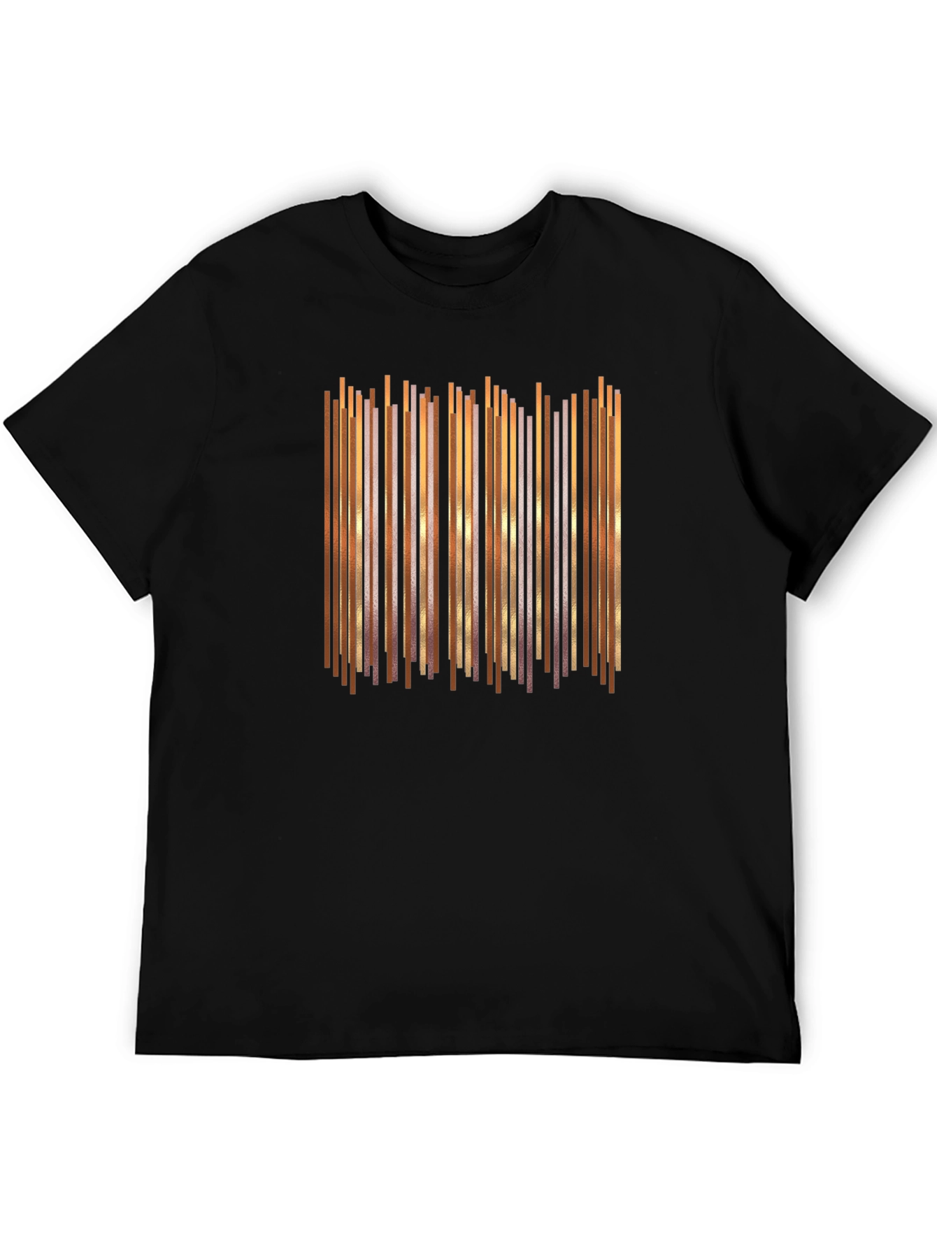 Abstract Line Art Graphic T-Shirt