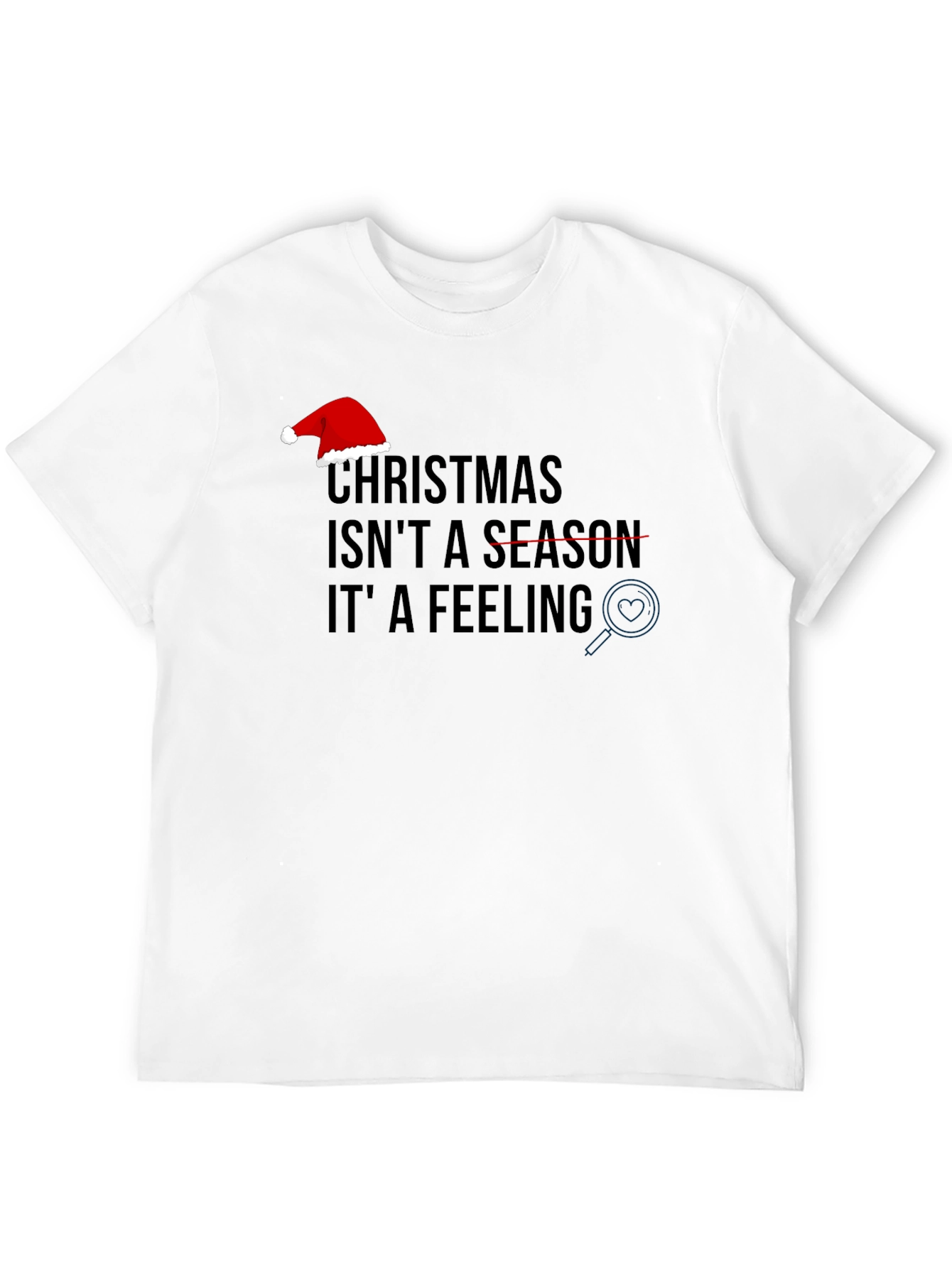 Christmas Feeling Graphic Tee - Holiday Spirit