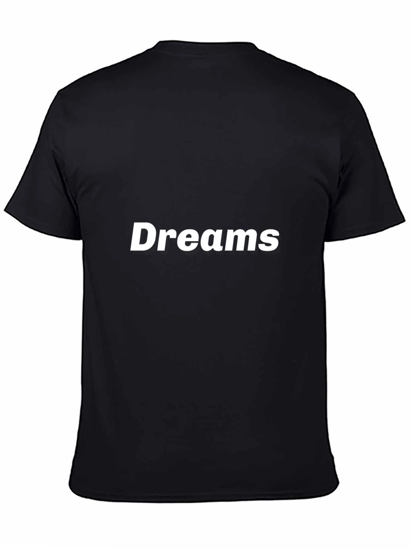 Dreams Graphic Tee - Classic Black Cotton T-Shirt