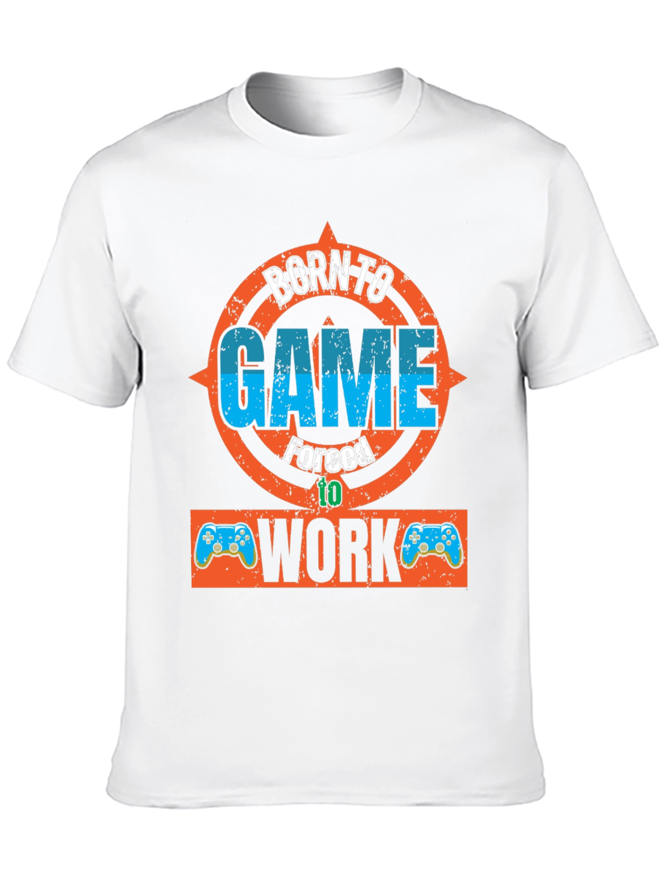 Born to Game Black Graphic T-Shirt