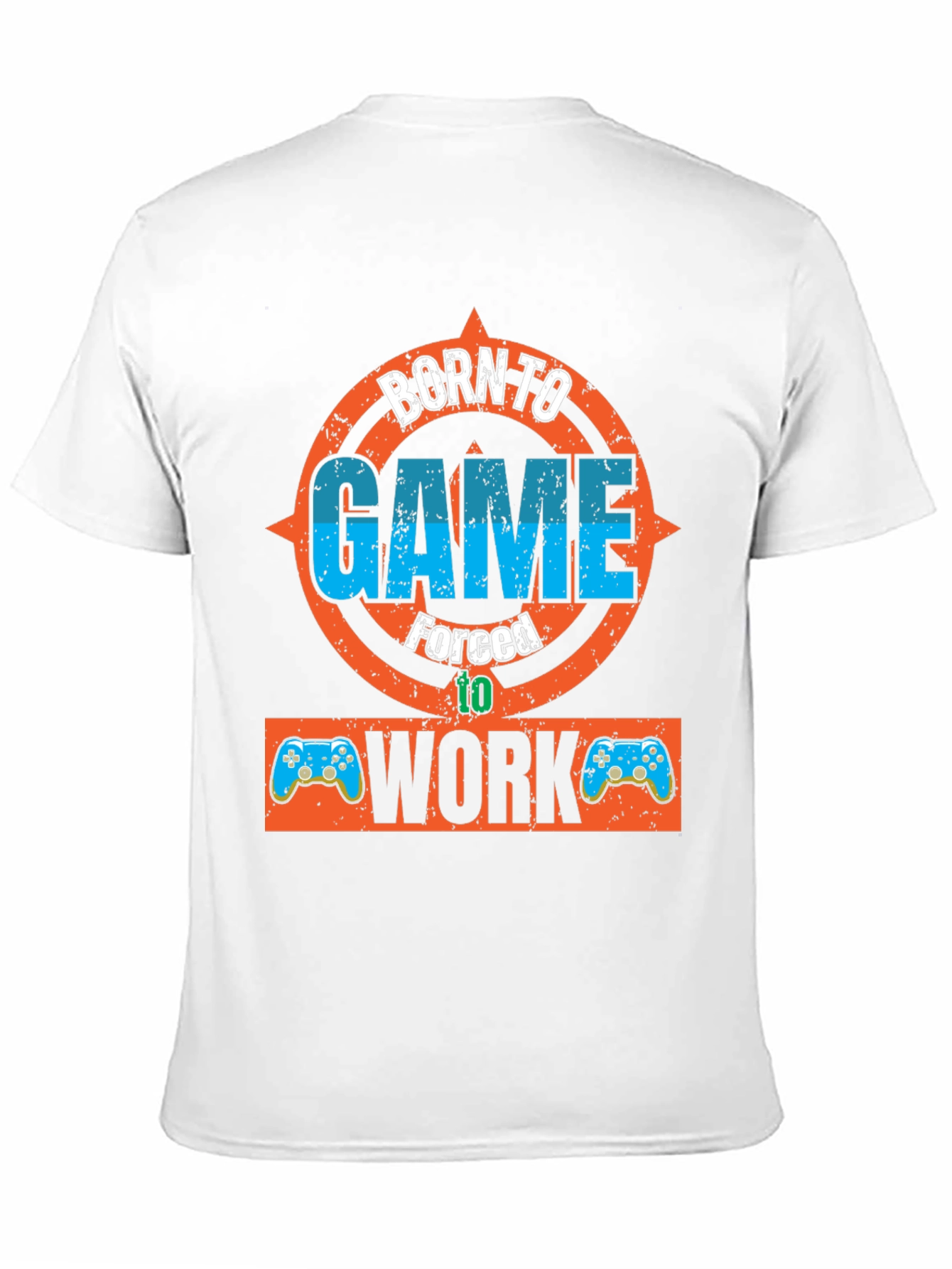 Born to Game Black Graphic T-Shirt