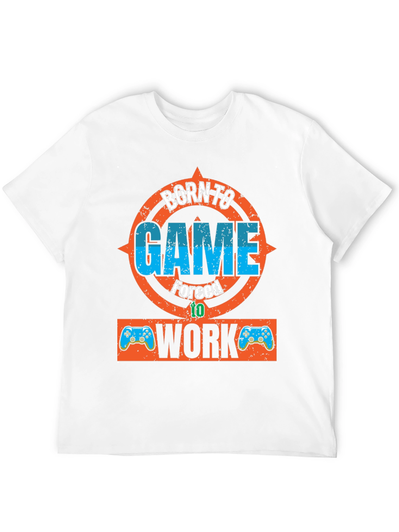 Born to Game Black Graphic T-Shirt