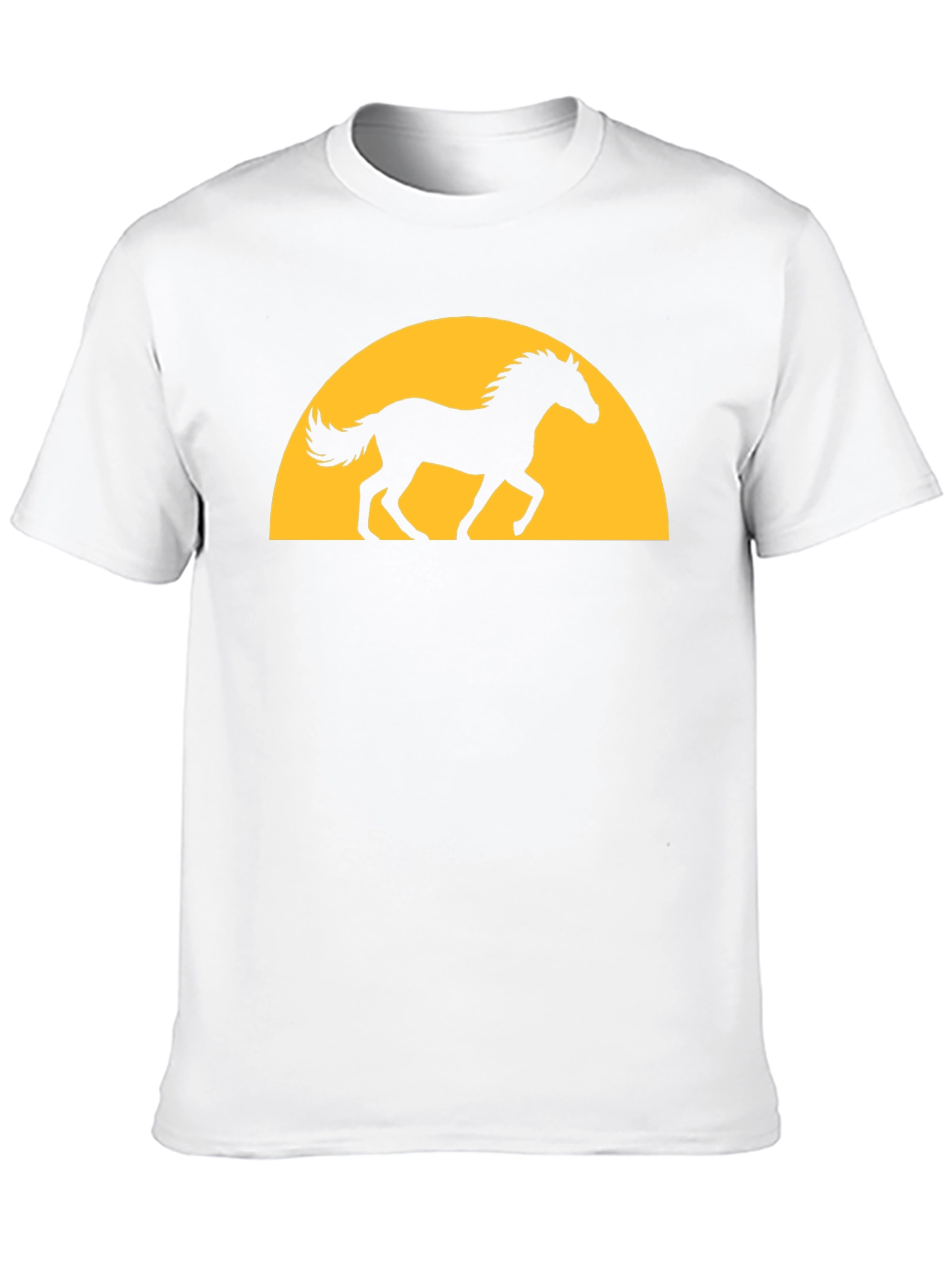 Black Horse Sunset Graphic Tee