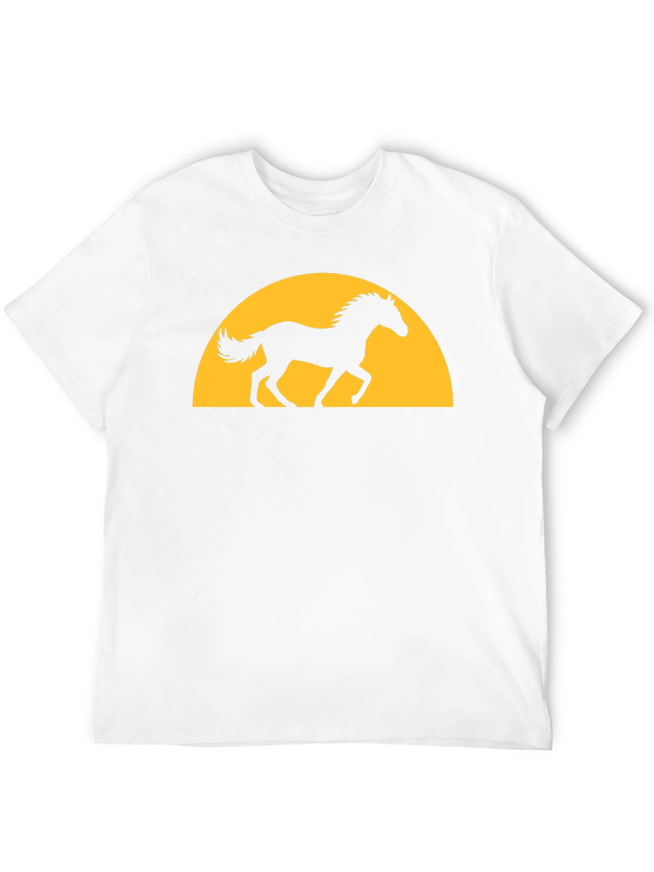 Black Horse Sunset Graphic Tee