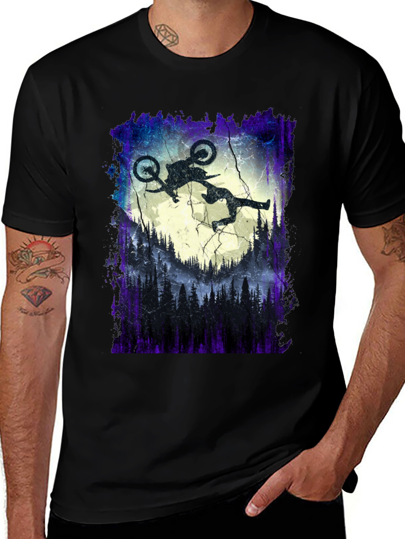 Mountain Bike Jump Graphic Tee