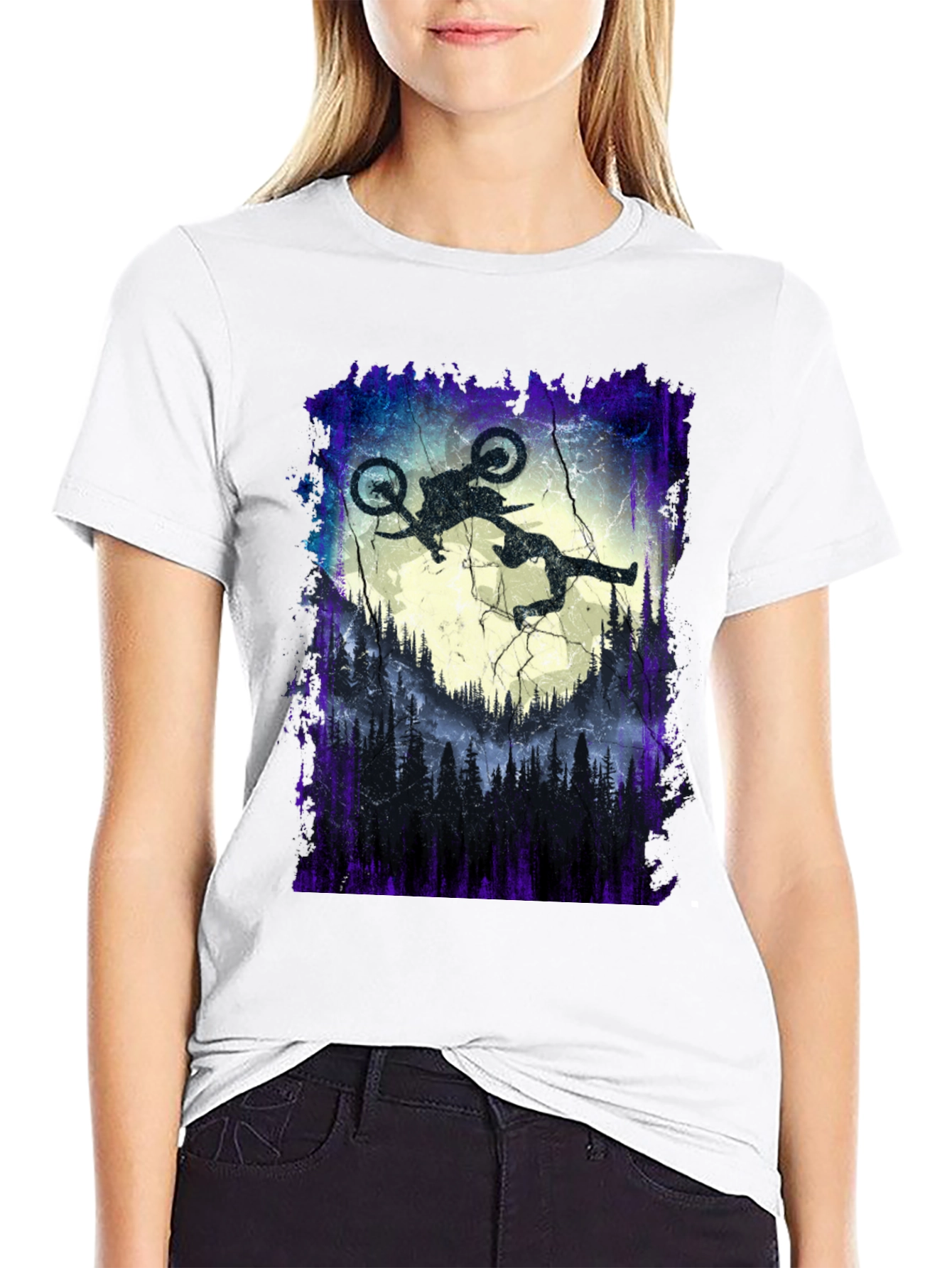Mountain Bike Jump Graphic Tee
