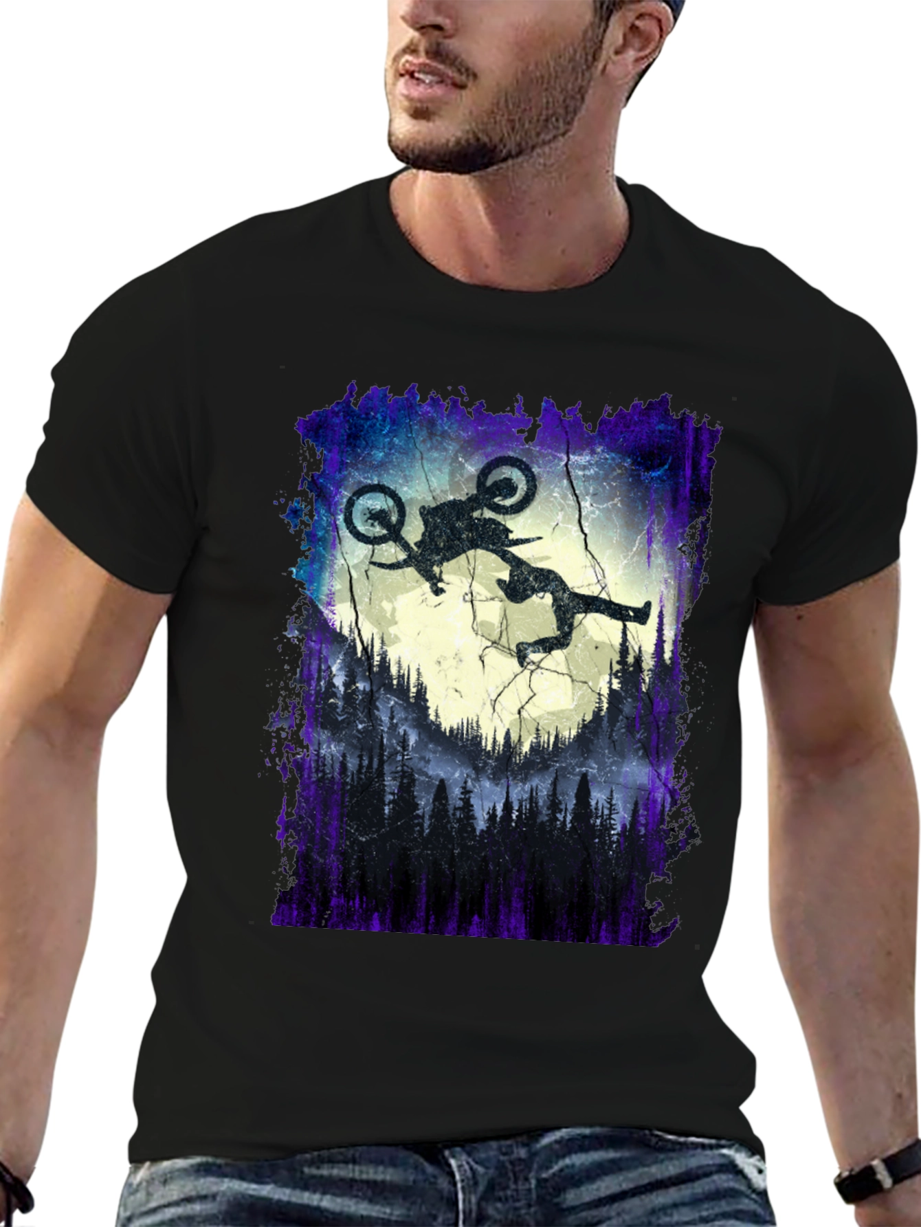 Mountain Bike Jump Graphic Tee