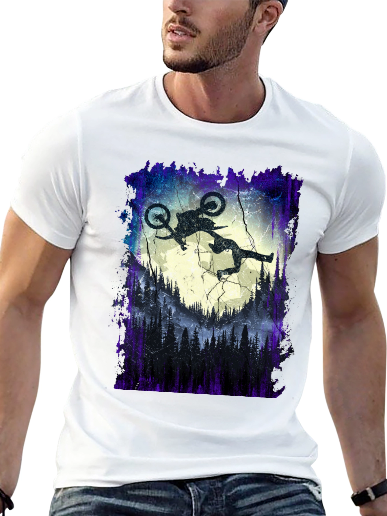 Mountain Bike Jump Graphic Tee