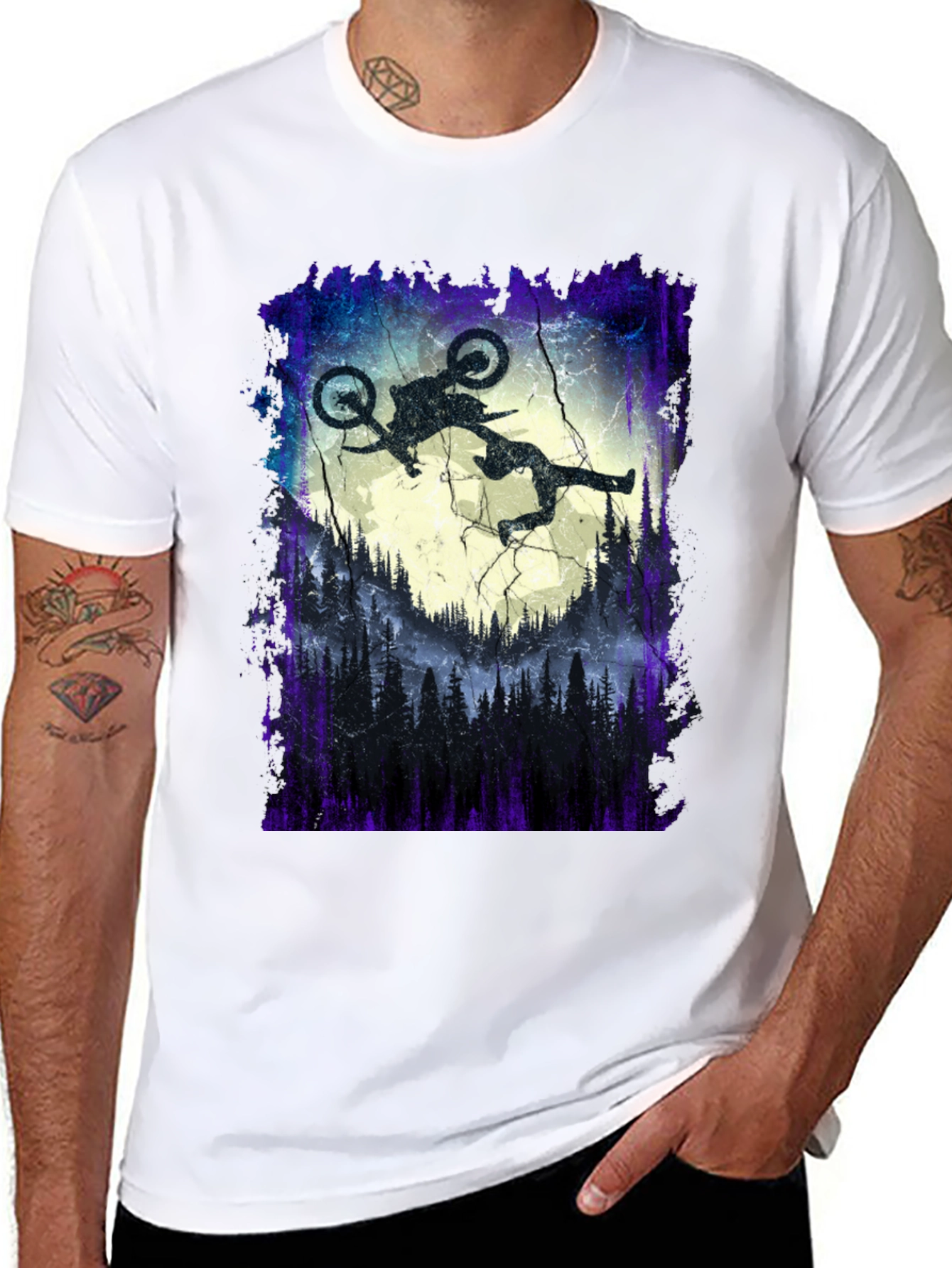 Mountain Bike Jump Graphic Tee