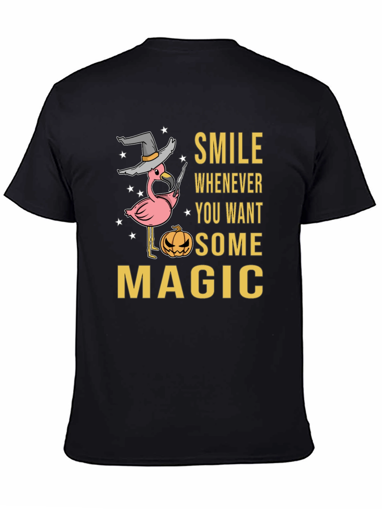 Halloween Flamingo Magic T-Shirt