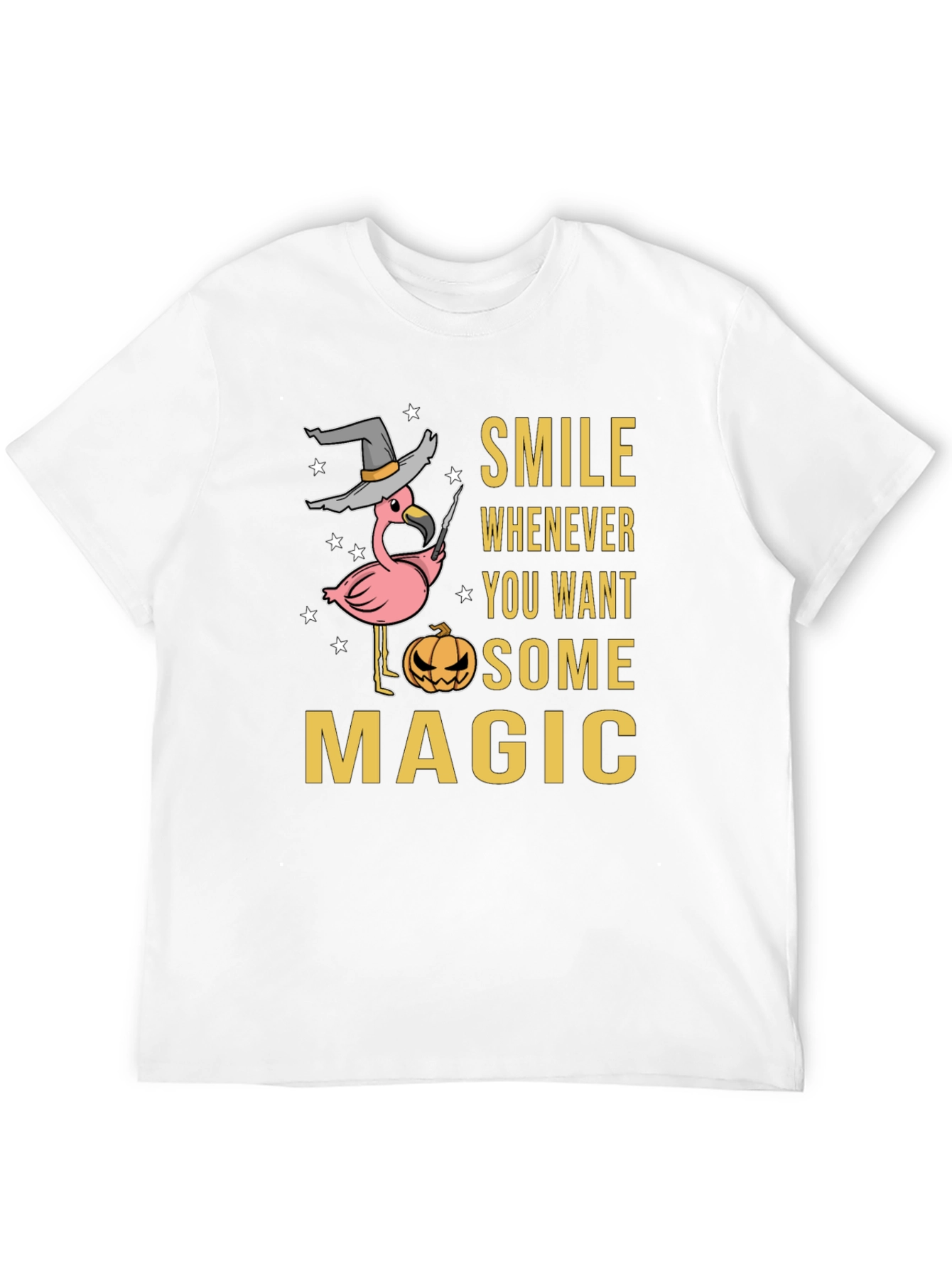 Halloween Flamingo Magic T-Shirt