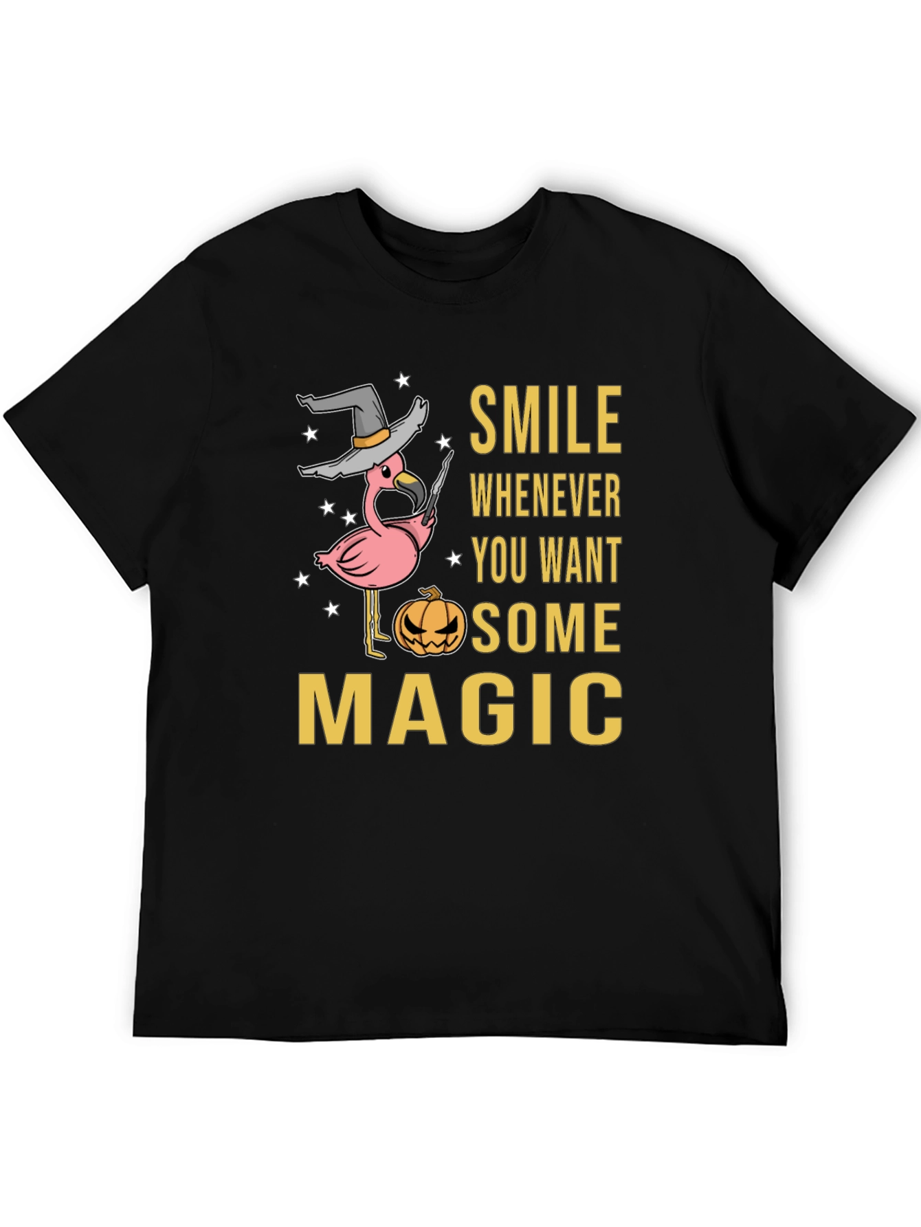 Halloween Flamingo Magic T-Shirt