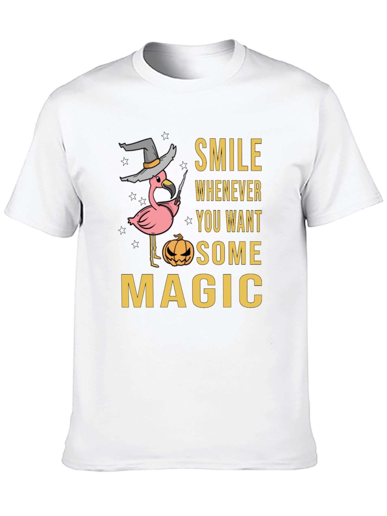 Halloween Flamingo Magic T-Shirt