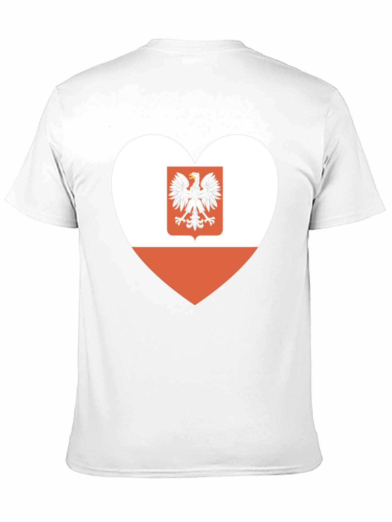 Poland Flag Heart Graphic Tee