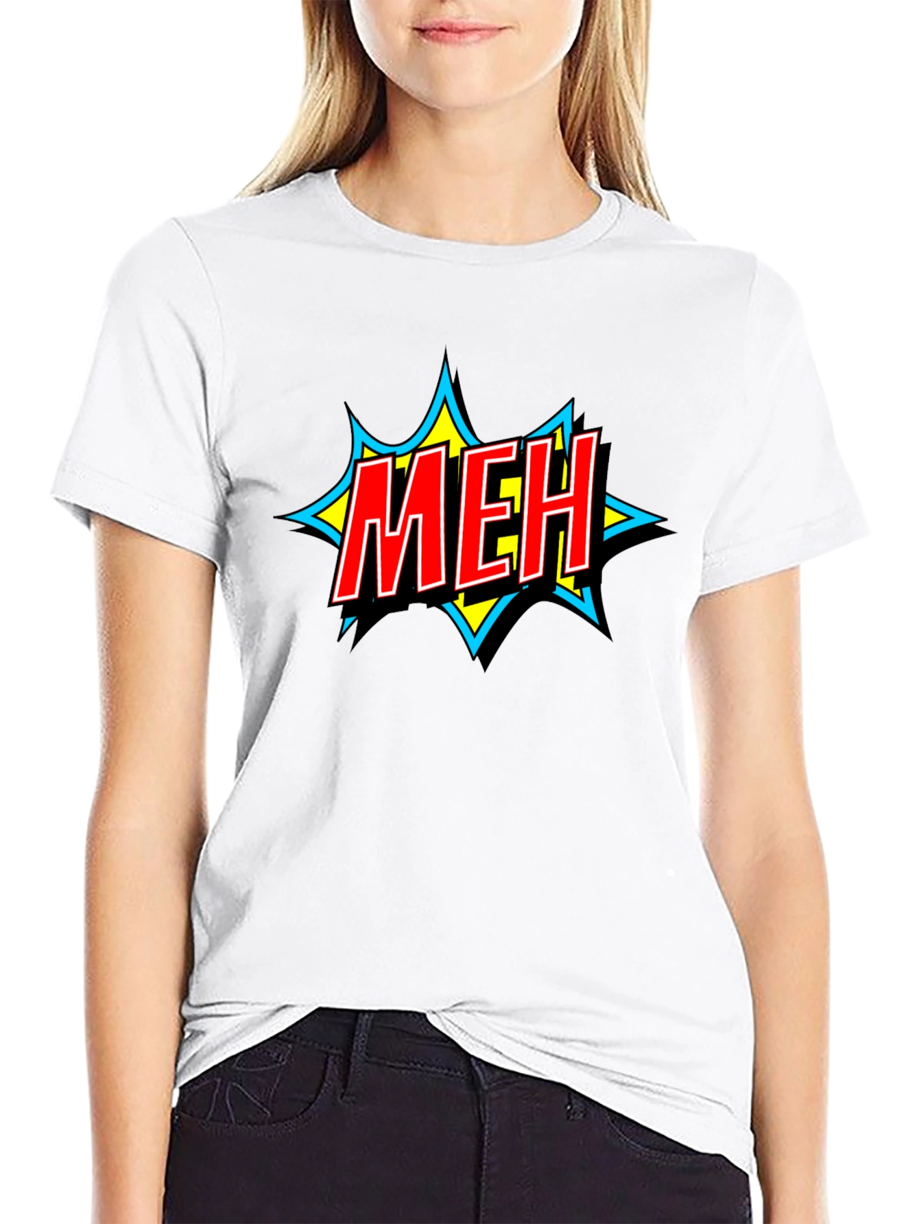 Meh Graphic T-Shirt - Casual Wear