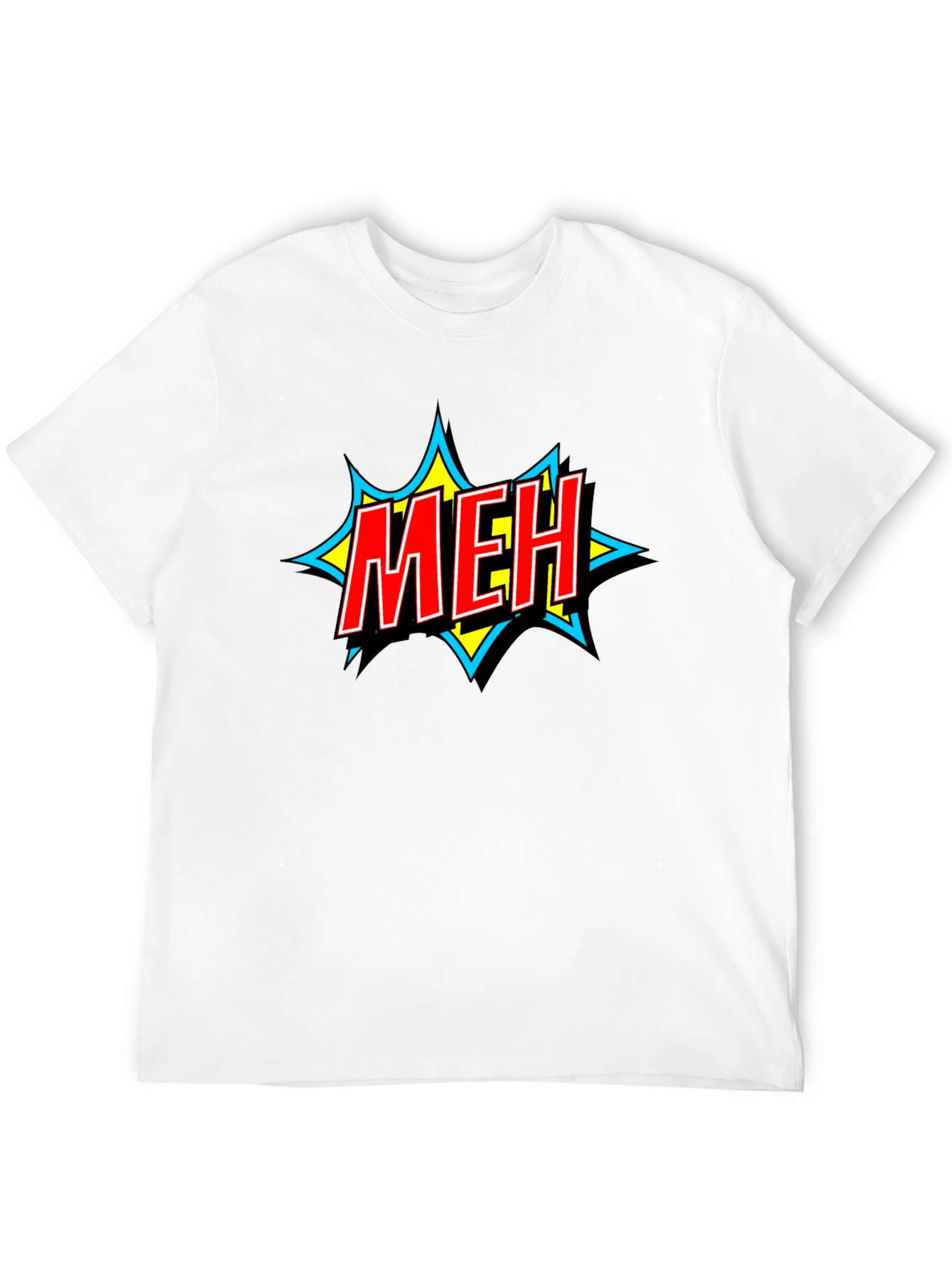 Meh Graphic T-Shirt - Casual Wear