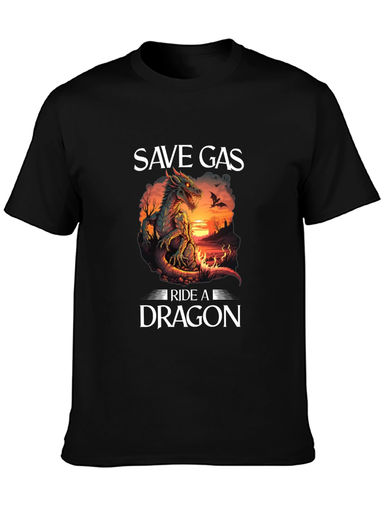 Save Gas Ride a Dragon T-Shirt